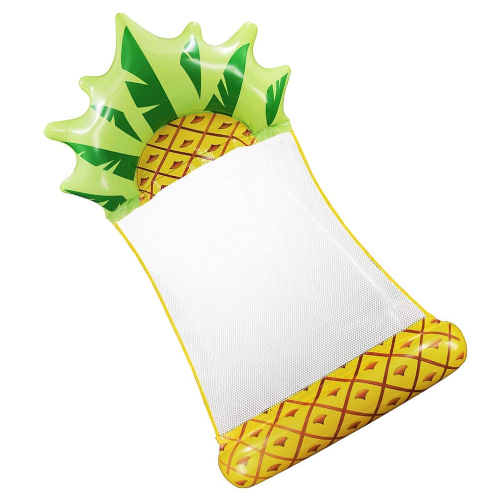 BESPORTBLE Inflatable Pineapple Pool Float - 1PC PVC Swimming Floating Mat, Raft for Adults & Kids - Perfect for Pool Parties, Beach Relaxation & Summer Fun