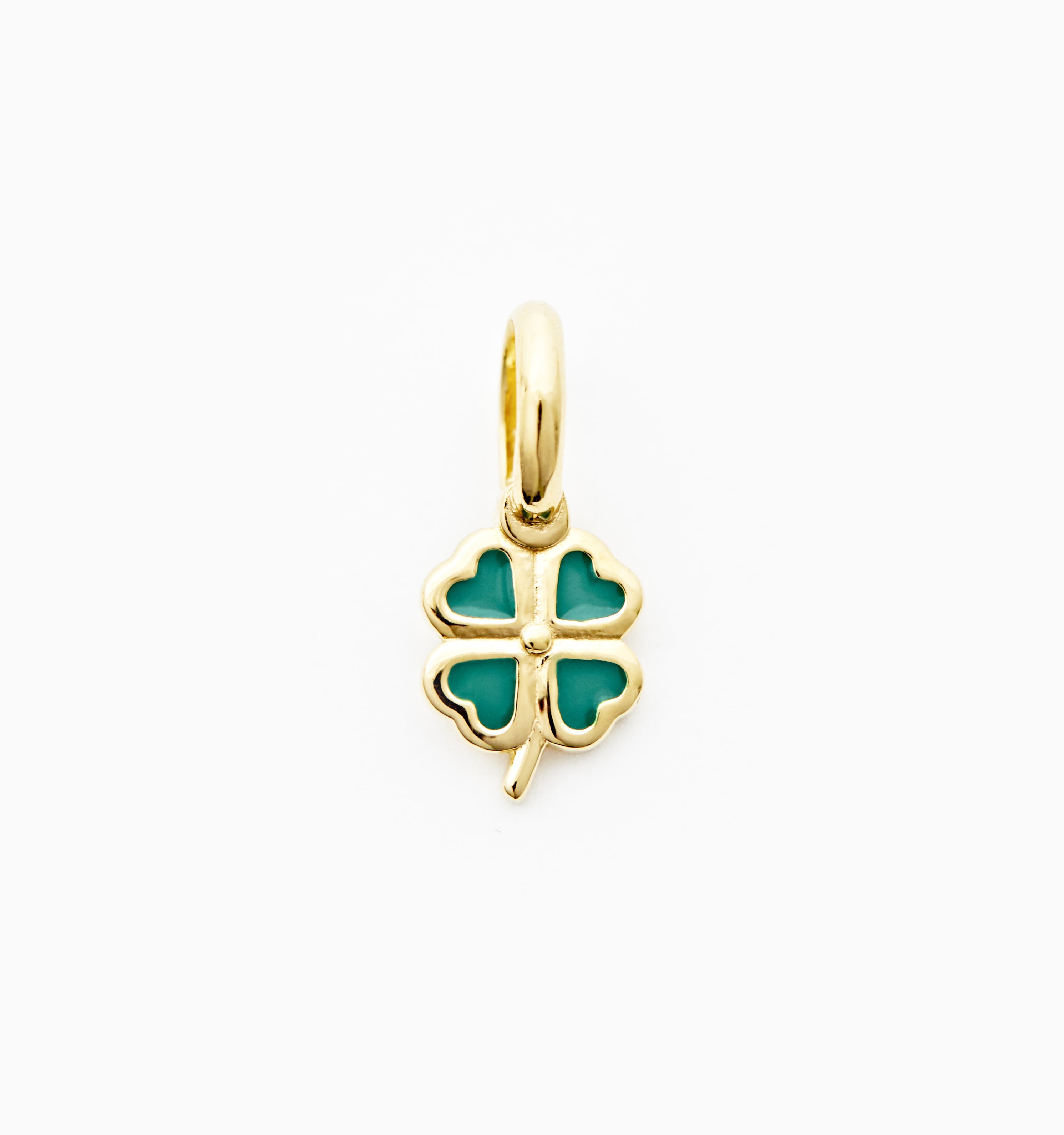 Clover Charm Necklace - Lucky Four Leaf Clover Pendant for Women - Perfect for St. Patrick's Day Gifts & Everyday Jewelry