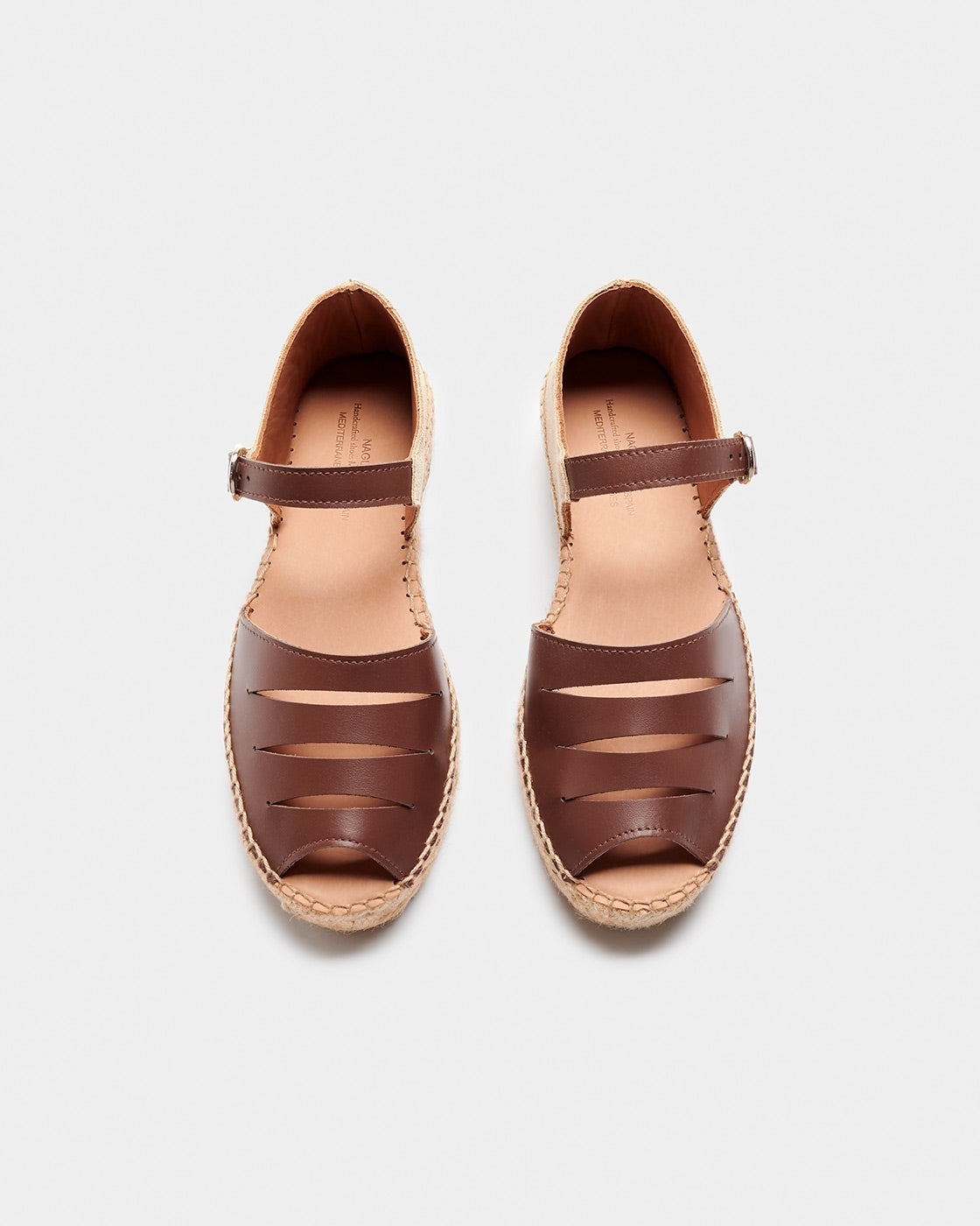 Naguisa Silencio Brown Platform Espadrille Shoes - Comfortable Cork Wedge Sandals for Women | Summer Beach, Casual Outfits & Boho Style