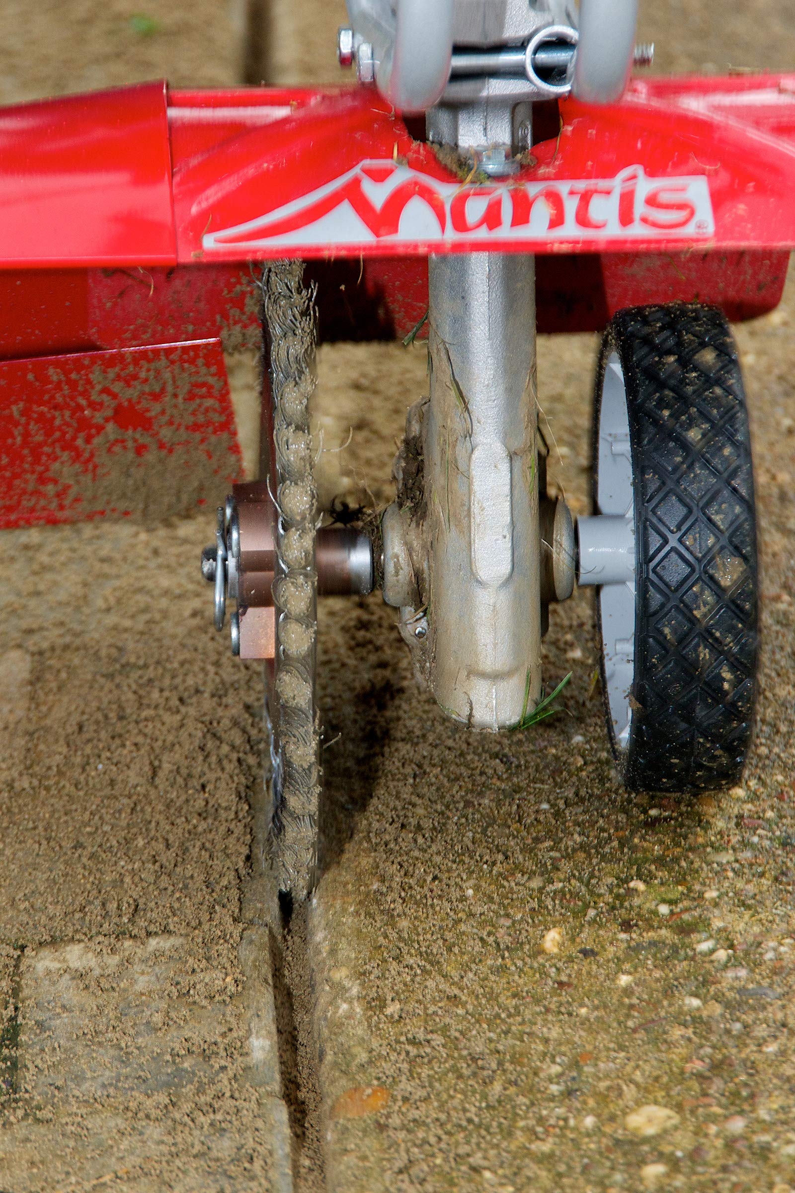 Mantis 8222 Power Tiller Crevice Cleaner Attachment - Heavy Duty Garden Cultivator Tool for Soil Aeration & Weed Removal | Perfect for Small Farms, Flower Beds & Vegetable Gardens