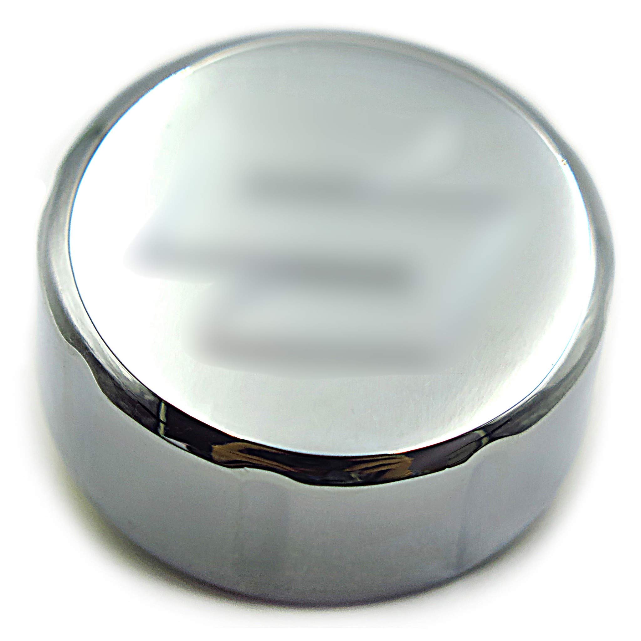 HTTMT Group Motorcycle Black Billet Aluminum Brake Fluid Reservoir Cap Cover - Vulcan Engraved Universal Fit for 40mm Round Reservoirs | Durable Upgrade for Harley, Honda, Yamaha & Cruiser Bikes | Weatherproof Protection for Road Trips & Daily Commuting
