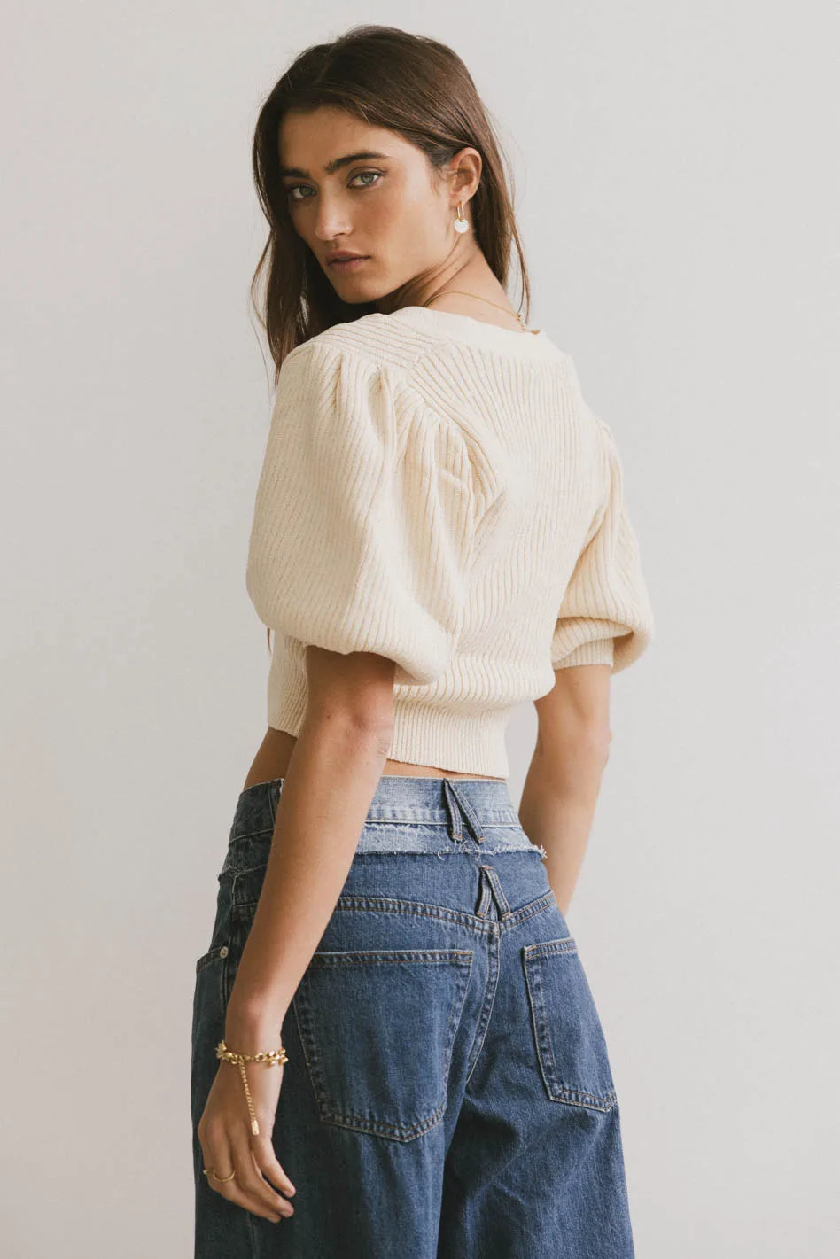 Axton Knit Cardigan for Women - Soft Natural Cotton Sweater | Cozy Fall & Winter Layering, Casual Outfits, Office Wear