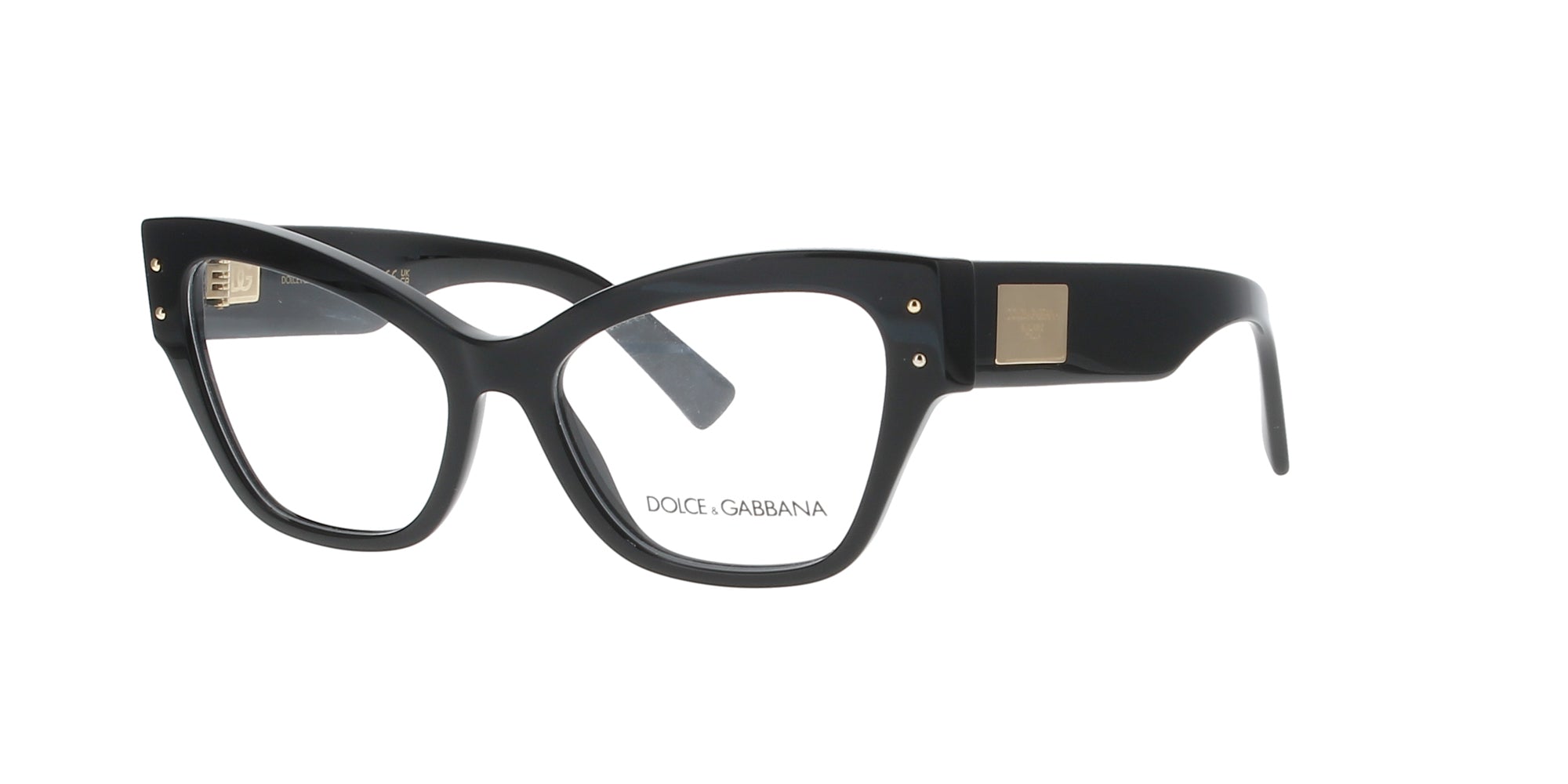 Dolce and Gabbana Cat Eye Sunglasses - Black Designer Frames for Women | Perfect for Fashion, Beach & Outdoor Activities