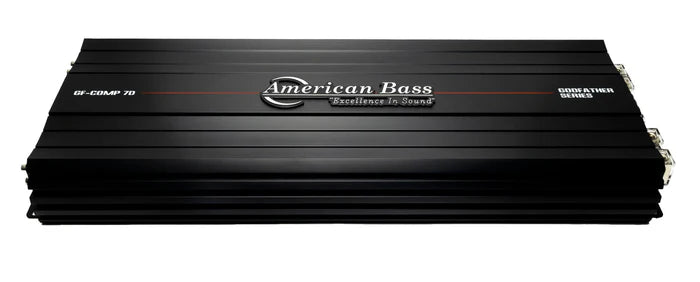 American Bass Godfather Comp 7D Mono Amplifier - High Power Car Audio Amp for Deep Bass & Clear Sound | Perfect for Car Audio Systems & Subwoofers