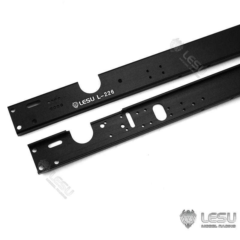 Metal Spare Part Air Suspension Chassis Rail Set for LESU 1/14 RC Tractor Truck & Dumper Car - 6x6 & 6x4 Upgrade Parts for DIY Enthusiasts - Perfect for Off-Road Simulation & Heavy-Duty RC Vehicle Customization
