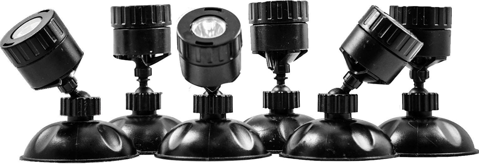 OASE 032165 Lunaled Mini Pond Lights Set - 12V LED Underwater Lights for Ponds, Fountains & Water Features | Black | Outdoor Landscape Lighting for Garden, Pool & Backyard Decor