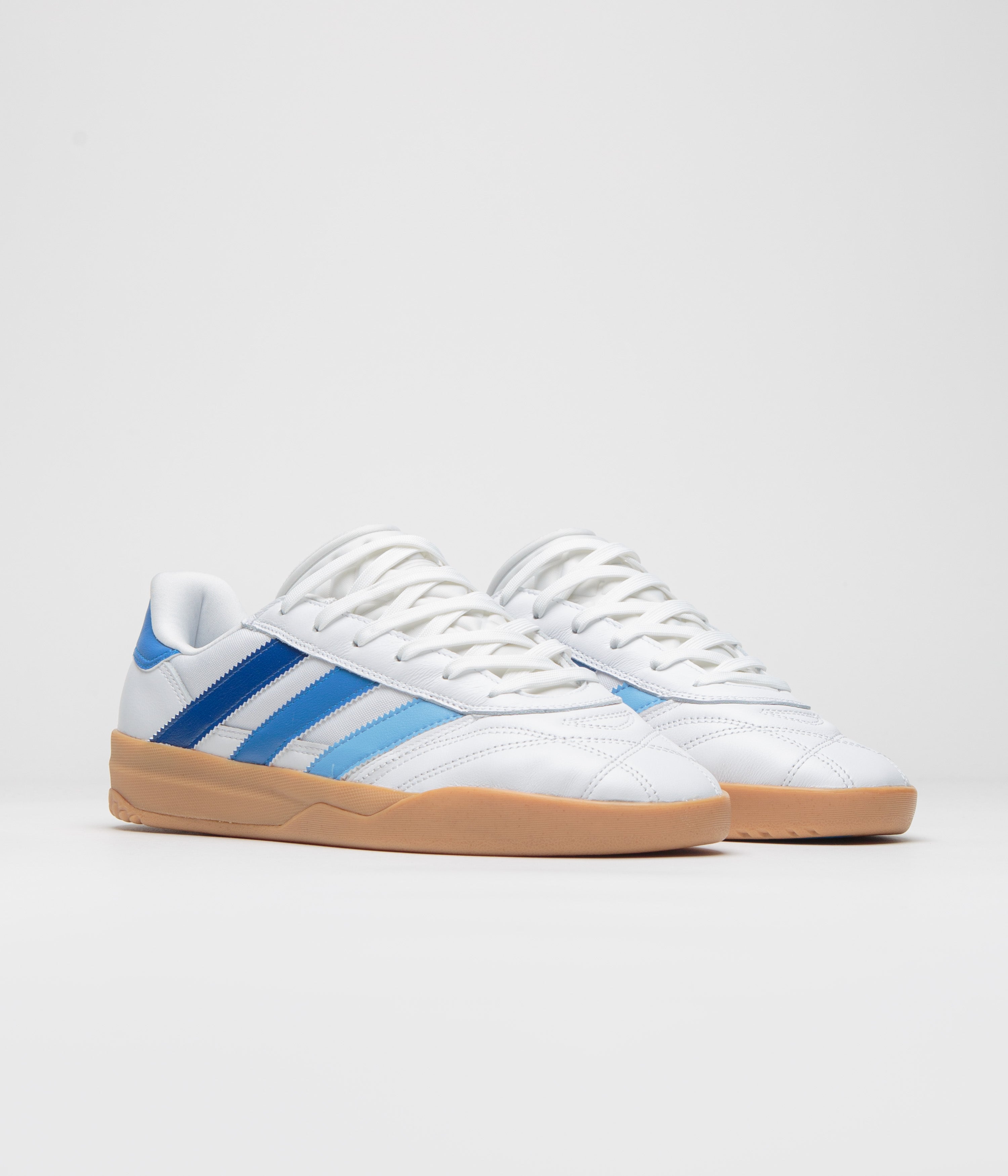 Adidas Copa Premiere Soccer Cleats - Men's Football Shoes in Cloud White/Bluebird/Royal Blue | Lightweight & Comfortable for Training & Matches