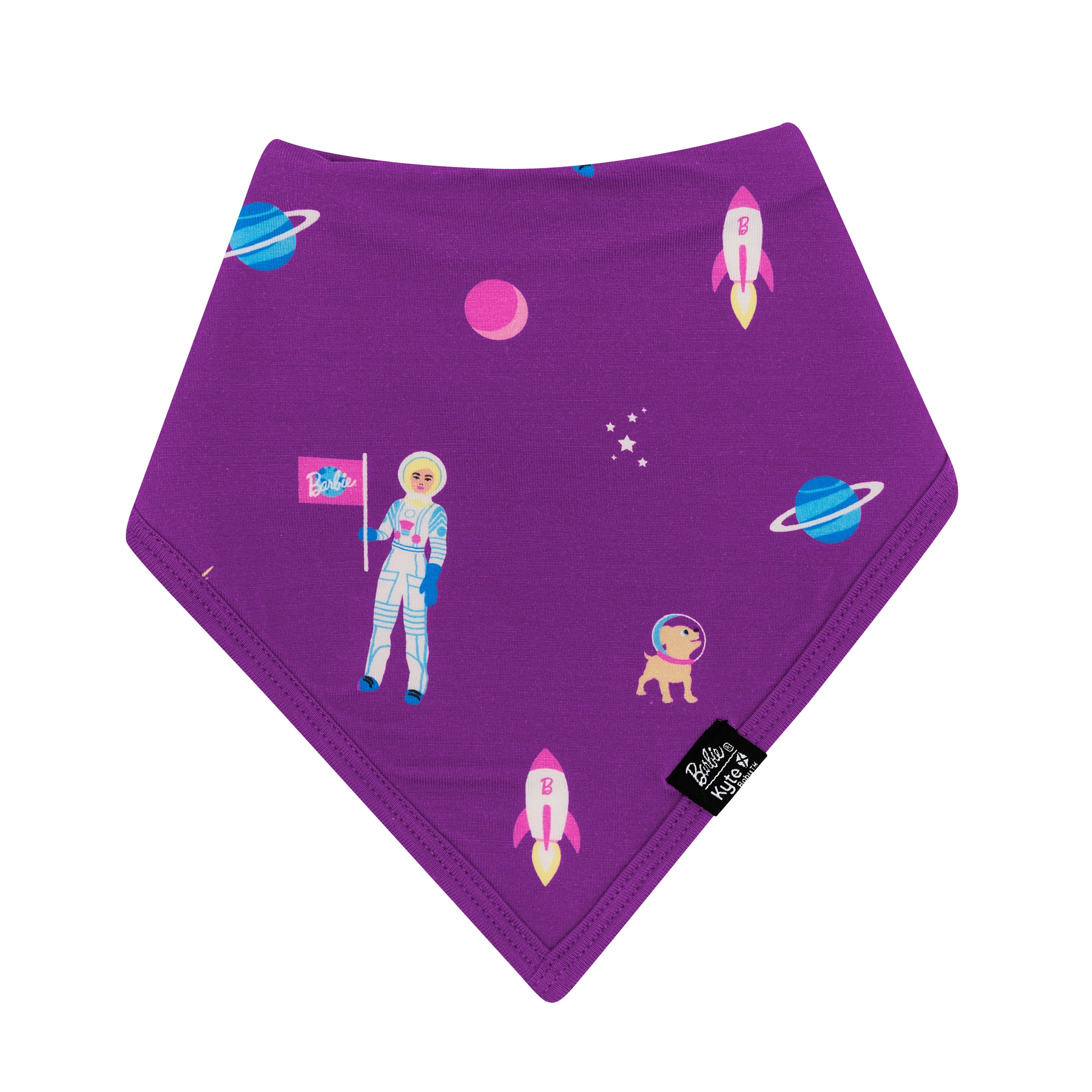 Barbie™ Astronaut Bib - Cute & Durable Baby Feeding Bib for Girls - Perfect for Mealtime, Playtime & Space-Themed Parties