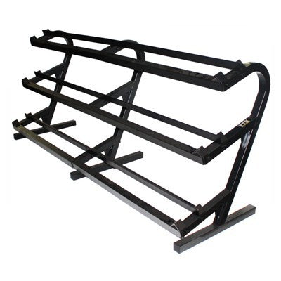Troy Barbell VTX (TDR 3) 3-Tier Dumbbell Rack - Heavy Duty Dumbbell Storage Organizer for Home Gym, Weight Room & Fitness Studio