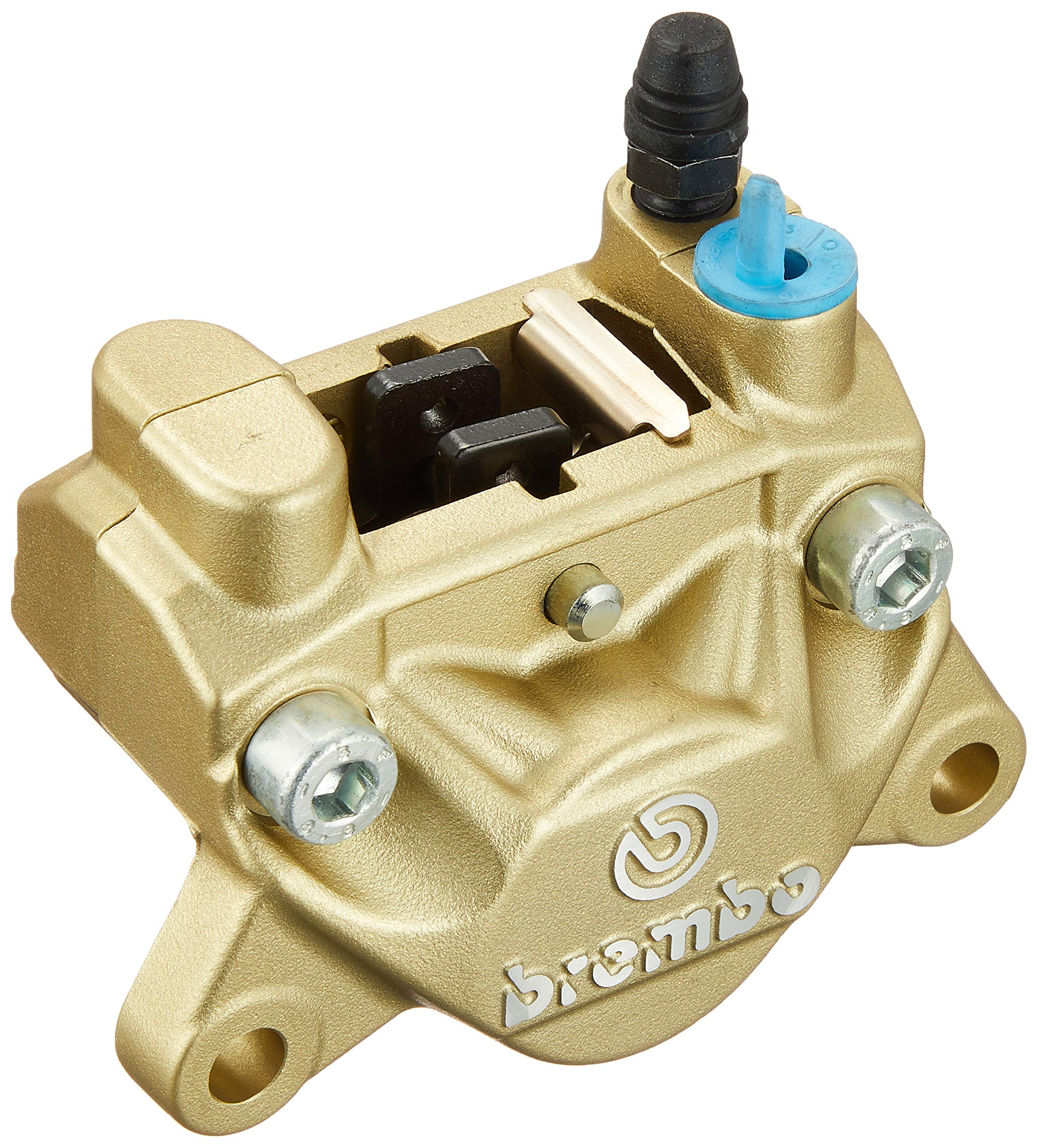 Brembo 2 Gold 2-Piston Cast Caliper Rear Brake - 20.5161.43 - High Performance Motorcycle & Sports Car Braking System for Racing & Street Use
