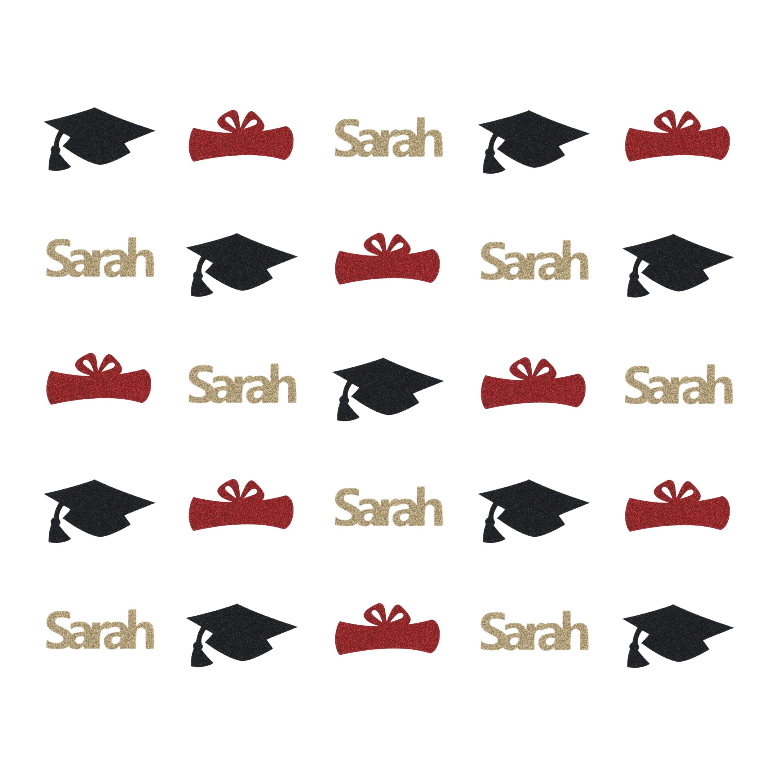 2025 Graduation Confetti - Personalized Table Scatter for Grad Party Decorations, 25-Piece Set by ZeeBestCelebrations | Perfect for Dessert Tables, Photo Backdrops & Graduation Party Decor