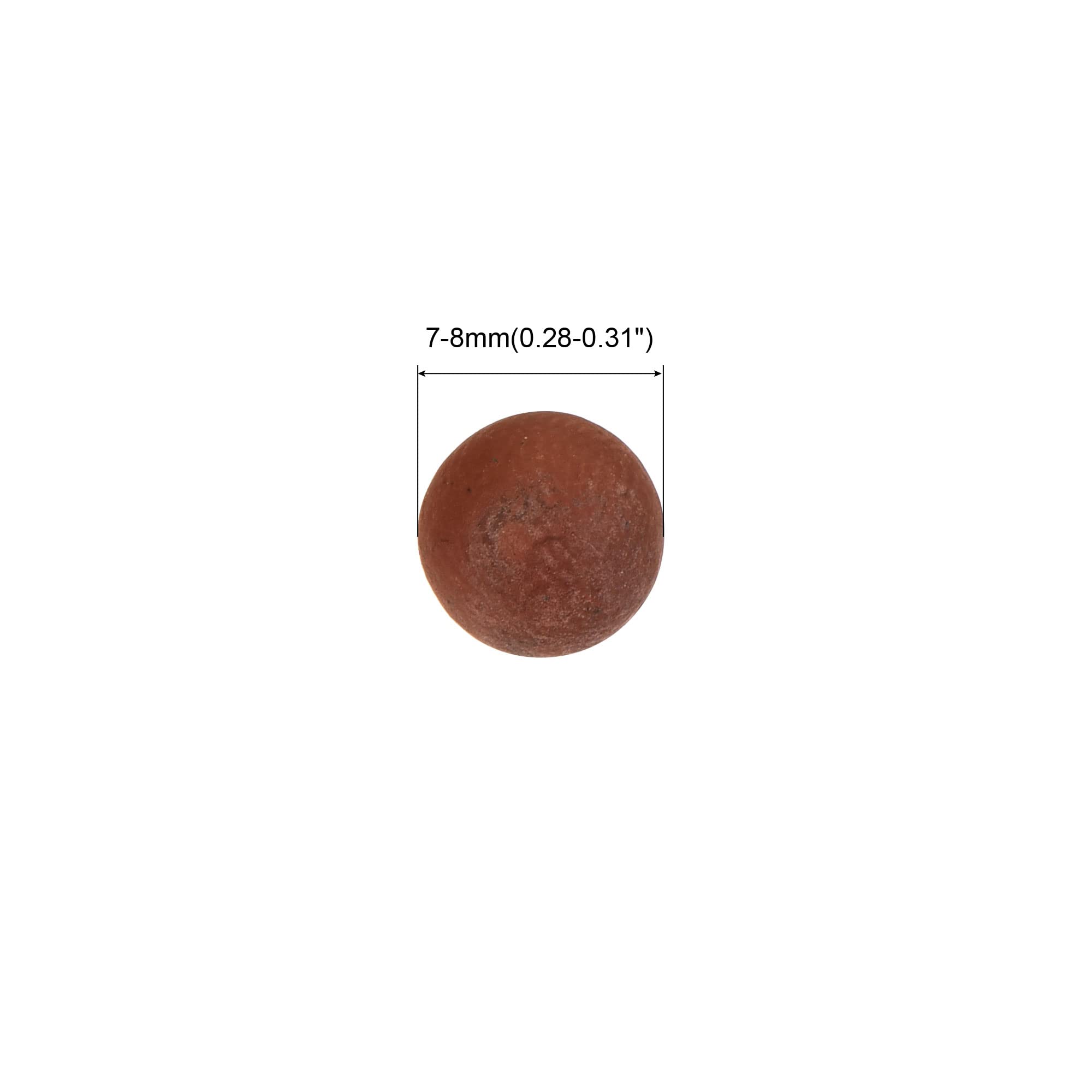 Premium Clay Pebbles for Hydroponics - 7-8mm Expanded Clay Balls (0.22 lbs) - Ideal for Hydroponic Systems, Orchid Potting, Bonsai Soil & Indoor Plant Decor - Natural Brown Gardening Growing Media for Vases, Aquaponics & Water Filtration