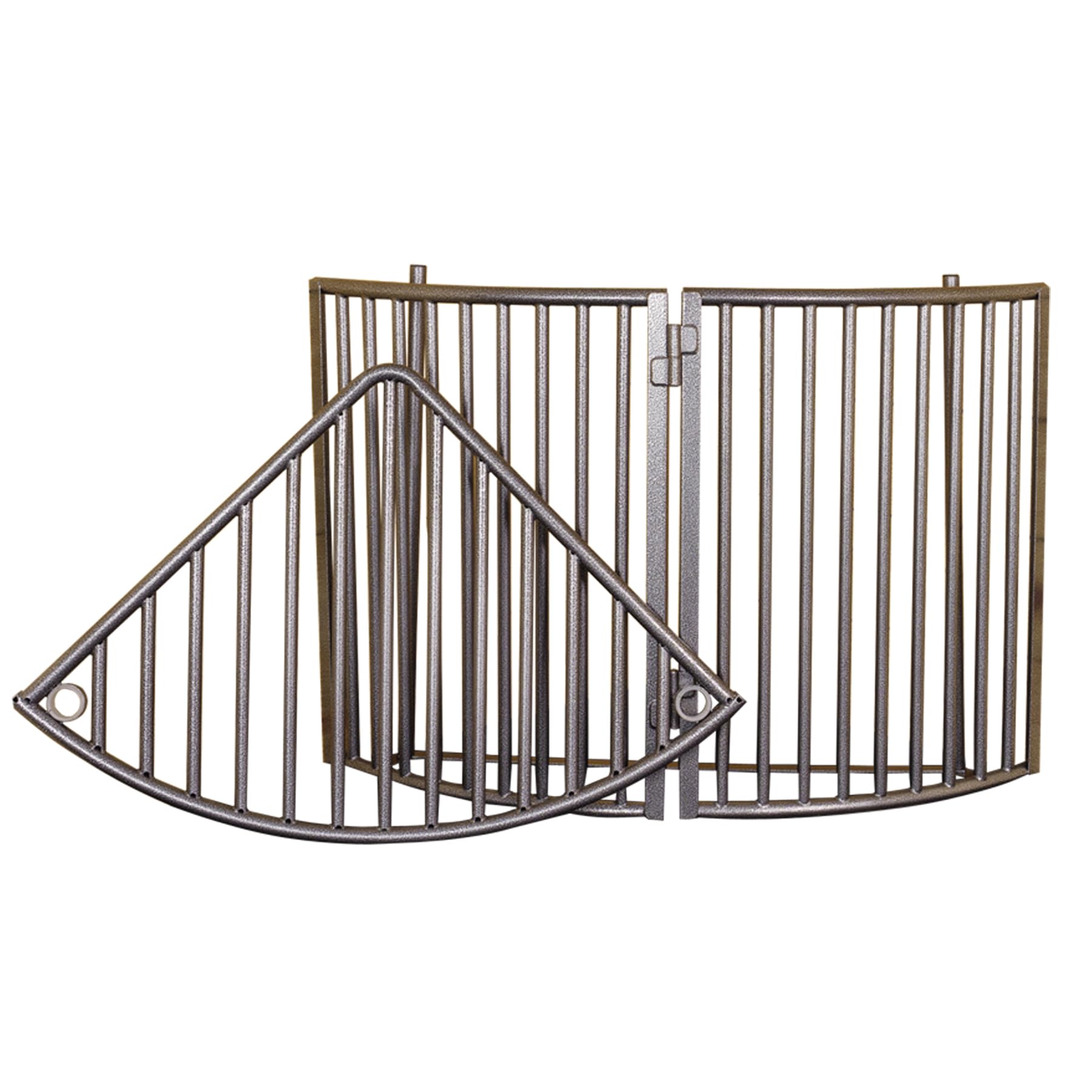 Slow Feed Corner Hay Rack for Horses - Durable Gray Armor Design | Reduce Waste & Improve Equine Digestion | Perfect for Stables, Barns & Pasture Feeding