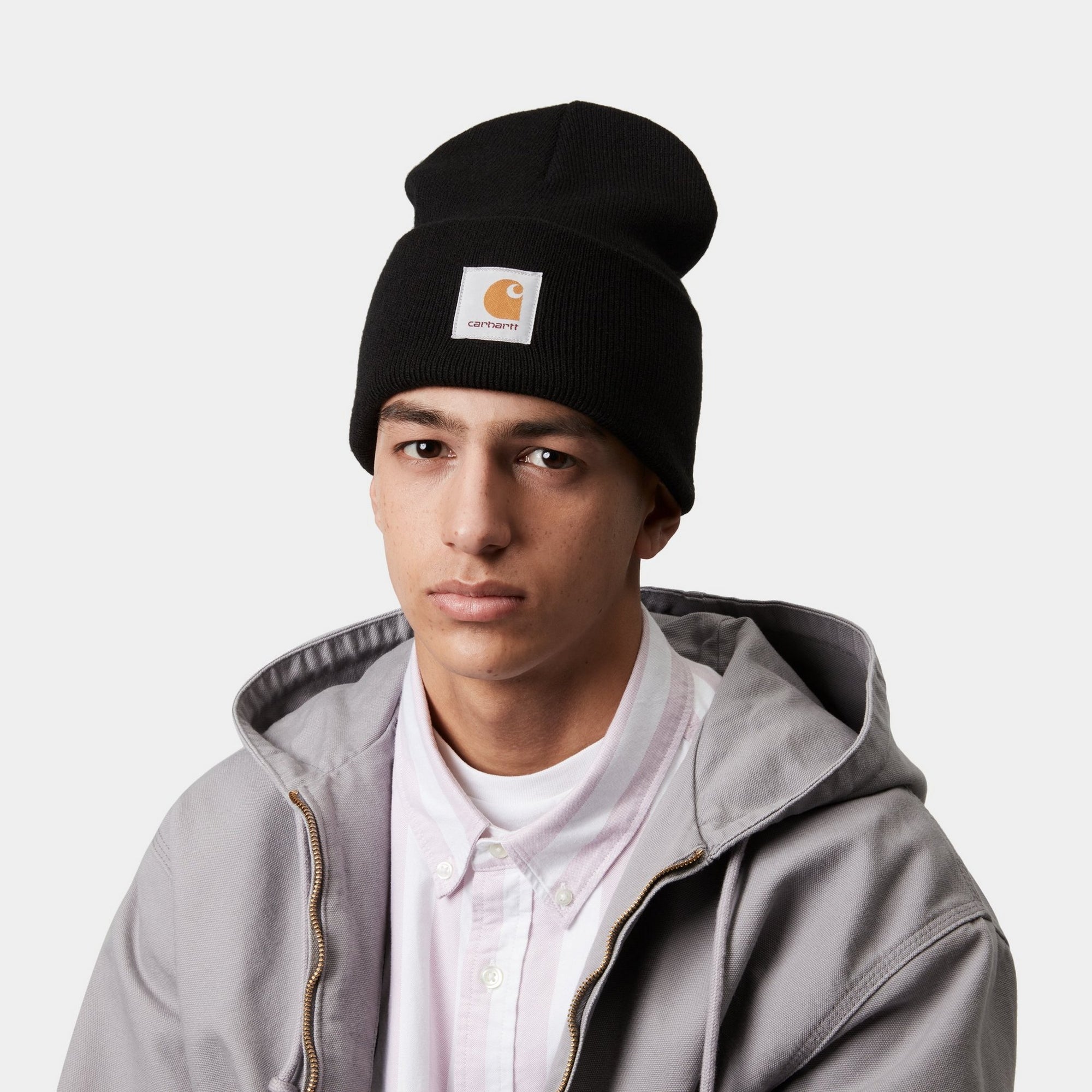 Acrylic Watch Hat for Men & Women - Stylish Black Beanie with Watch Display Window - Perfect for Outdoor Activities, Sports & Fashion Accessories