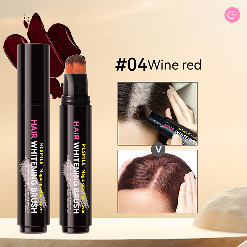 MLSMILE Magic Touch Up Hair Dye Stick for Gray Hair - Quick & Easy Temporary Root Concealer - Perfect for Travel, Work & Special Occasions