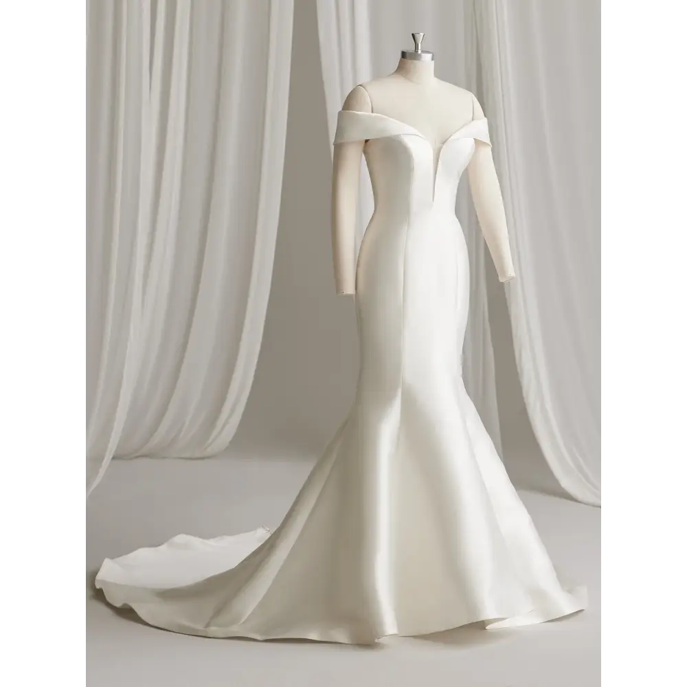 Josie by Rebecca Ingram Wedding Dress – Elegant Lace A-Line Gown for Bridesmaids & Formal Events