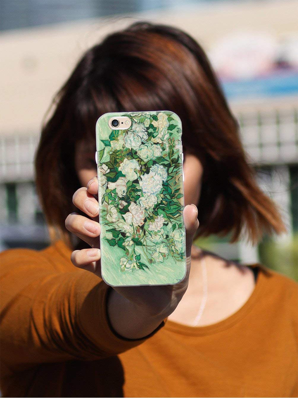 Van Gogh Roses iPhone 11 Pro Case - 3D Textured Protective Cover with Anti-Slip Grip - Shockproof & Scratch-Resistant for Apple iPhone 11 Pro - Perfect for Daily Use, Travel & Gift Giving
