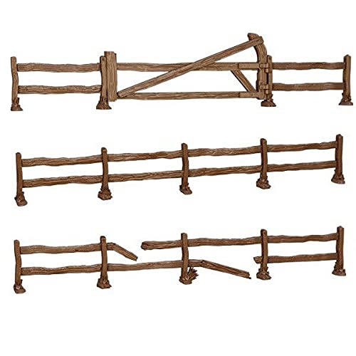 Mantic Games MGTC125 TerrainCrate: Battlefield Fences & Hedges - Multi-Purpose Terrain for Wargaming & Tabletop RPGs