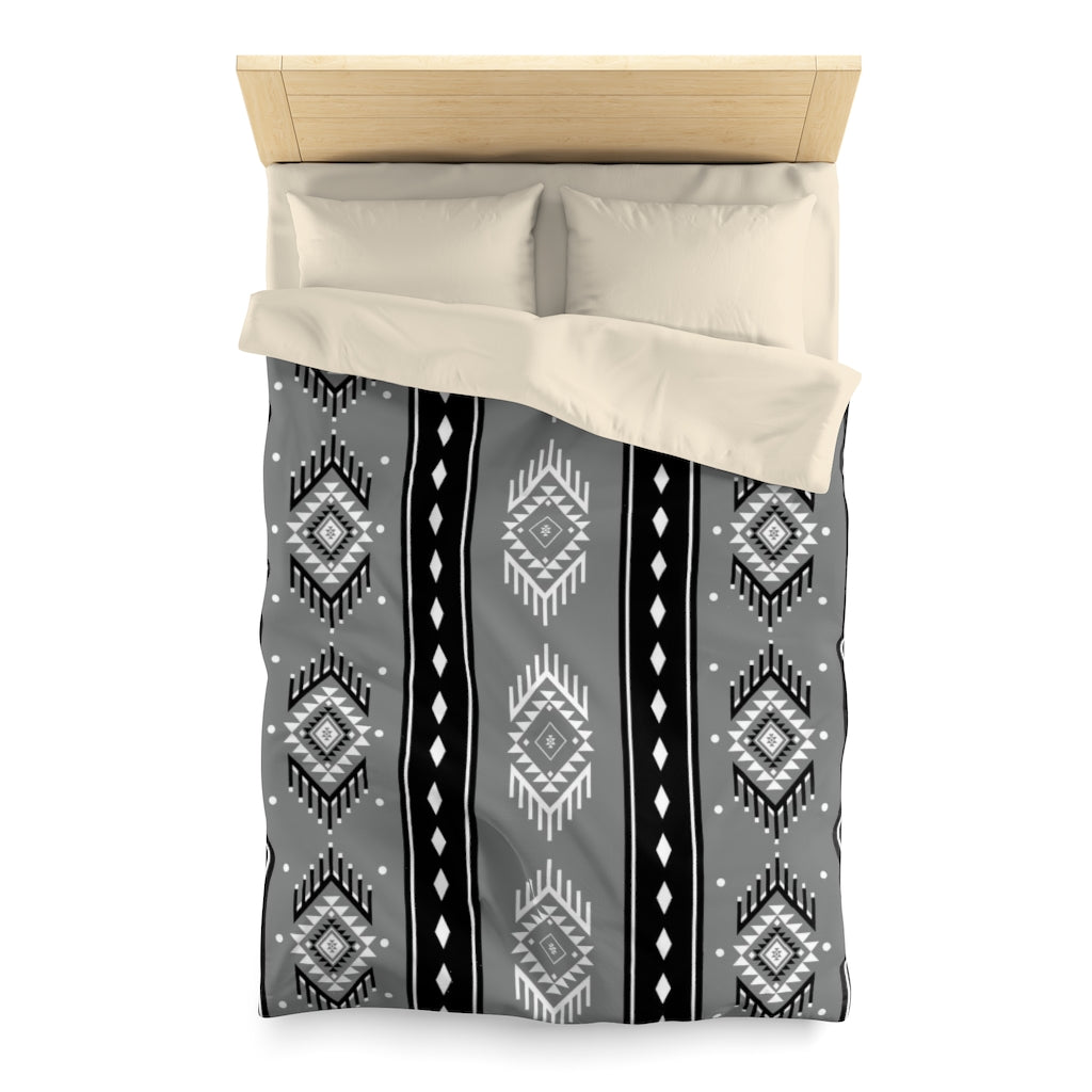 Southwestern Microfiber Duvet Cover Set - Queen Size Bedding with Glacier Canyon Design - Soft & Breathable Comforter Cover for Cozy Bedroom Decor - Perfect for Southwestern Style Homes and Guest Rooms