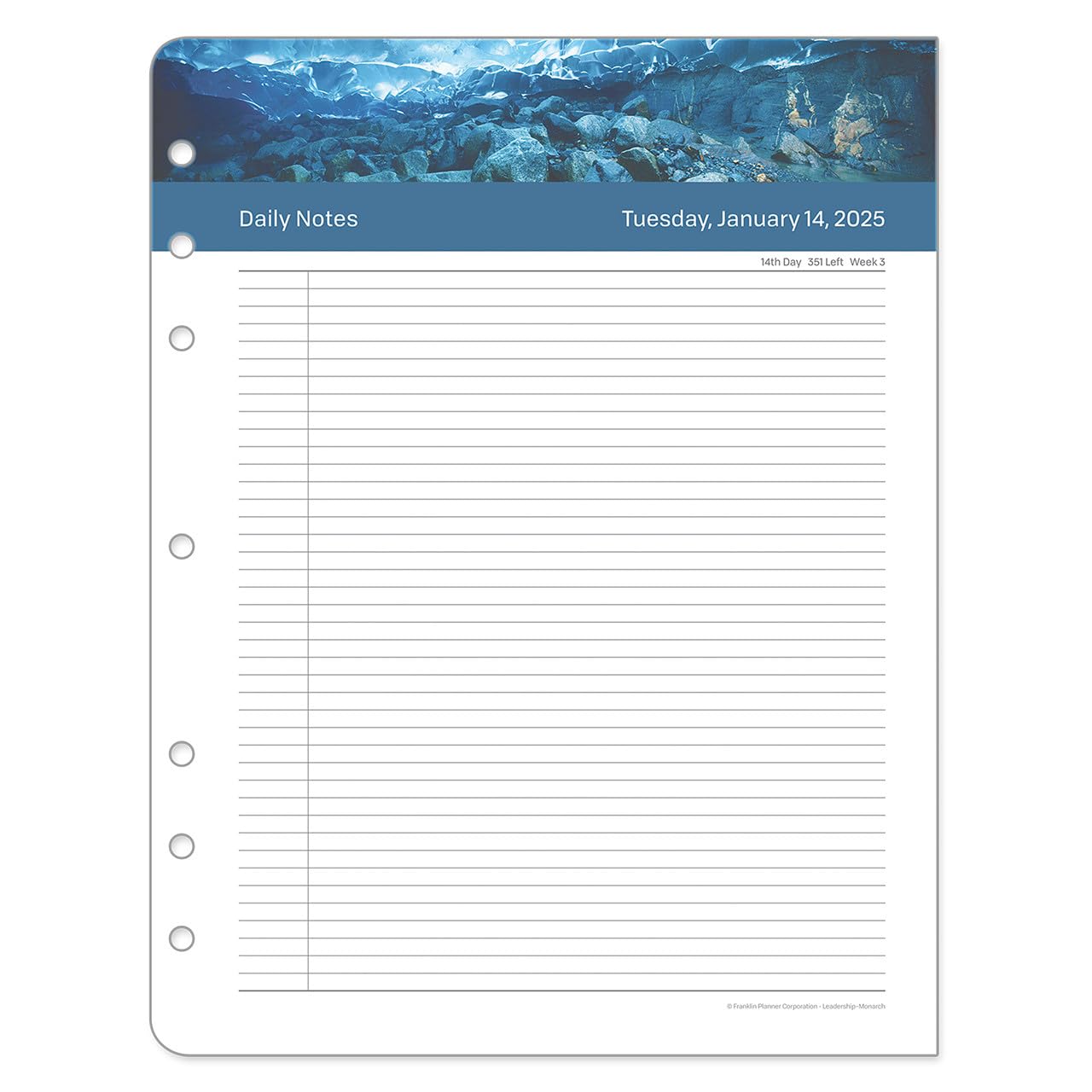 FranklinCovey Monarch Leadership Planner 2025 - Two Page Per Day Ring-Bound Organizer (January to December) | Daily Productivity Journal for Executives, Managers & Professionals | Perfect for Office, Business Meetings & Goal Tracking