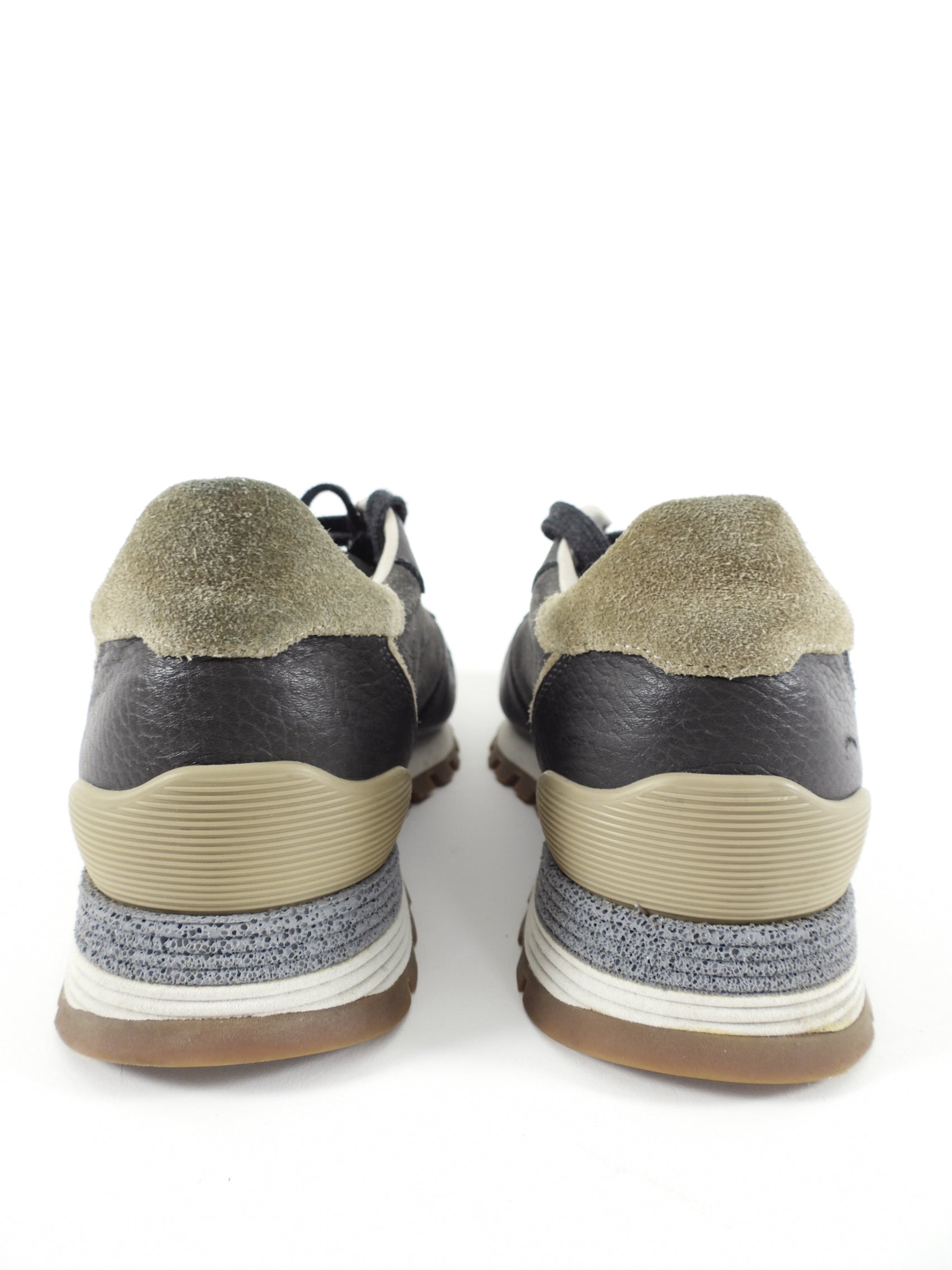 Brunello Cucinelli Grey Monili Sneakers - Women's Size 38.5 / 8 US - Comfortable Casual Shoes for Walking, Travel & Everyday Wear