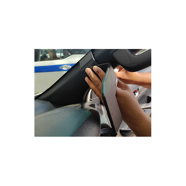 ClicOn No Holes Right Hand Dash Mount for Toyota HiLux 2016-2025 | Secure Phone Holder for Off-Road & Daily Driving