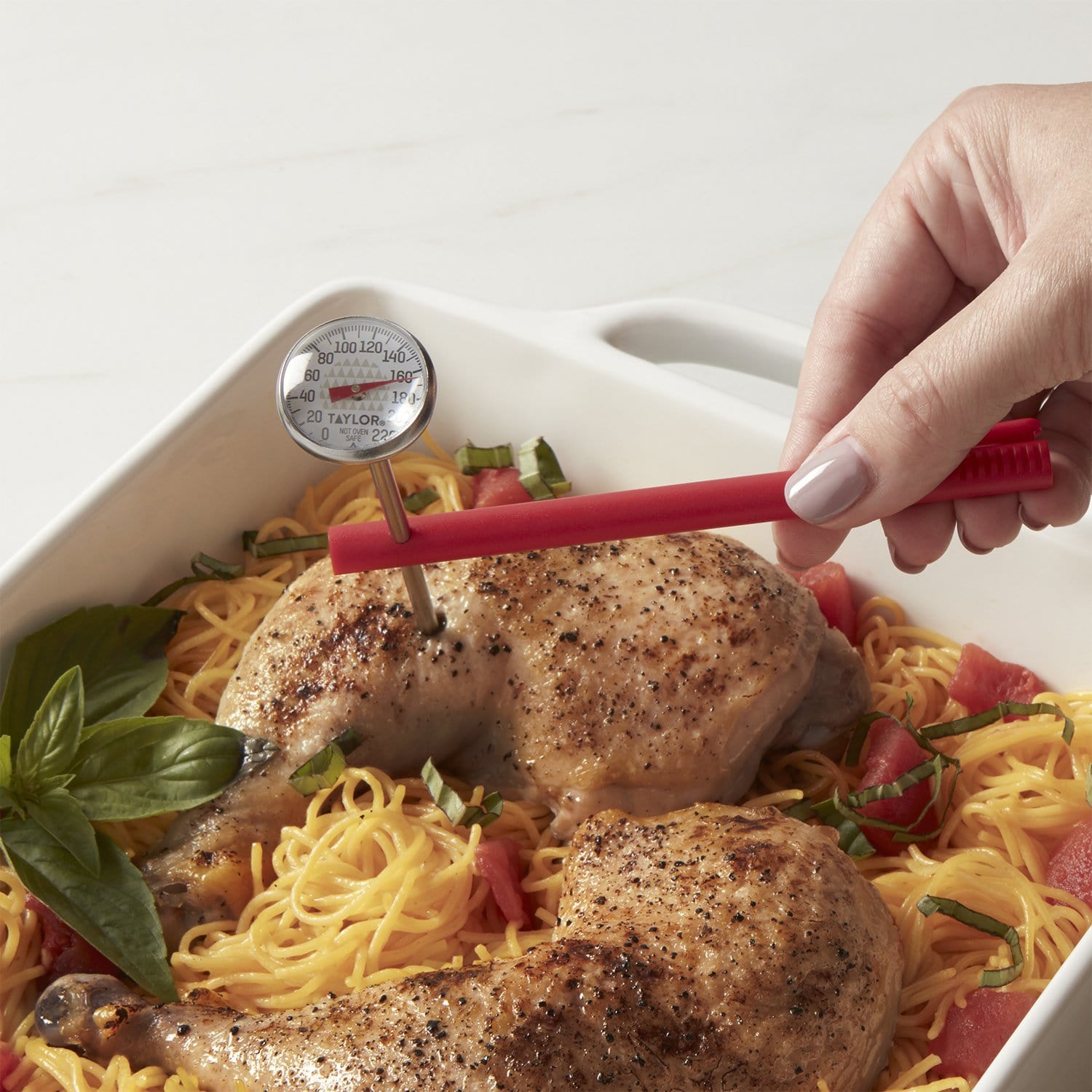 Fast & Accurate Digital Instant Read Meat Thermometer for Cooking, Grilling, Baking - Kitchen, BBQ, Food Safety Use