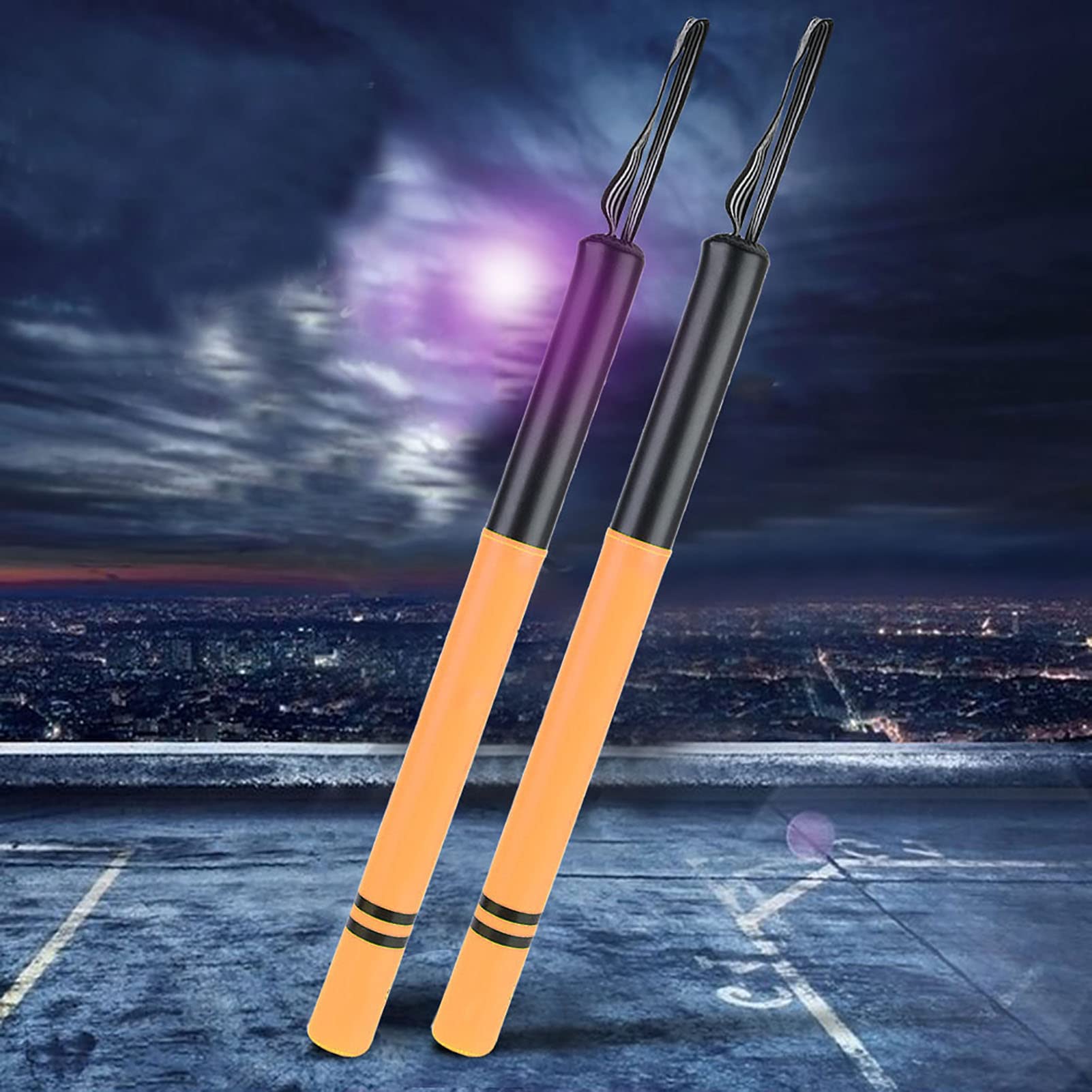 UPQRSG 2Pcs PU Leather Boxing Training Sticks - Punching Pads for Muay Thai, Target Practice & Fitness Training | Improve Flexibility & Coordination | Gold Striking Sticks for Home Gym, Martial Arts & Cardio Workouts
