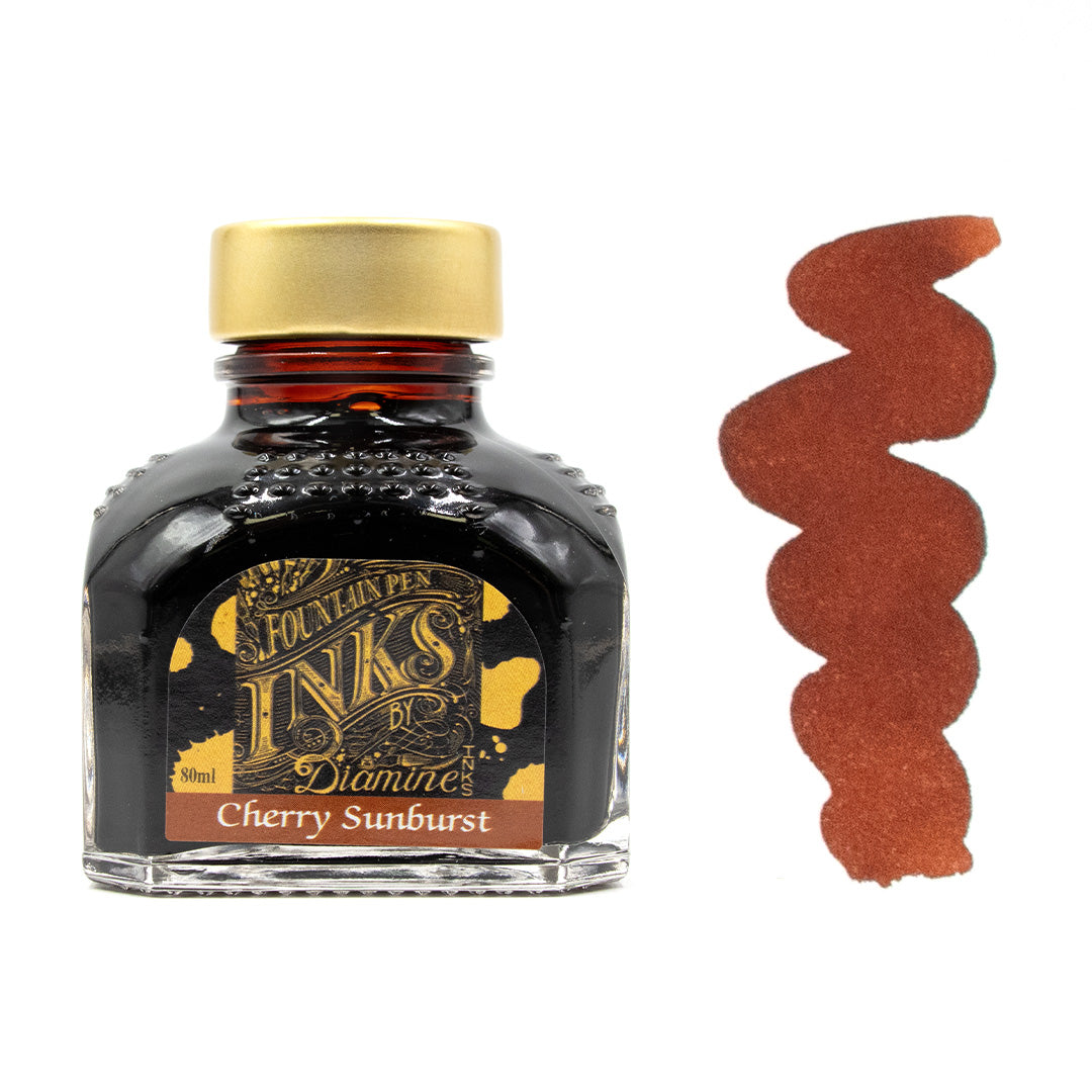 Diamine Gibson Les Paul Guitar Ink Bottle - 80ml Fountain Pen Ink for Writing, Drawing & Calligraphy - Perfect for Artists, Musicians & Stationery Lovers