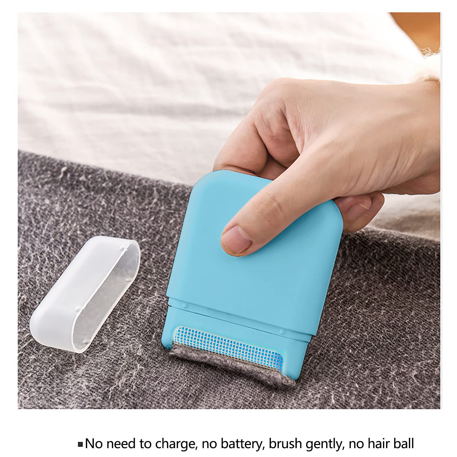 Portable Lint Remover for Clothes - Electric Fabric Shaver & Fur Remover for Sweaters, Coats & Furniture - Compact Travel Lint Shaver for Home & Travel Use