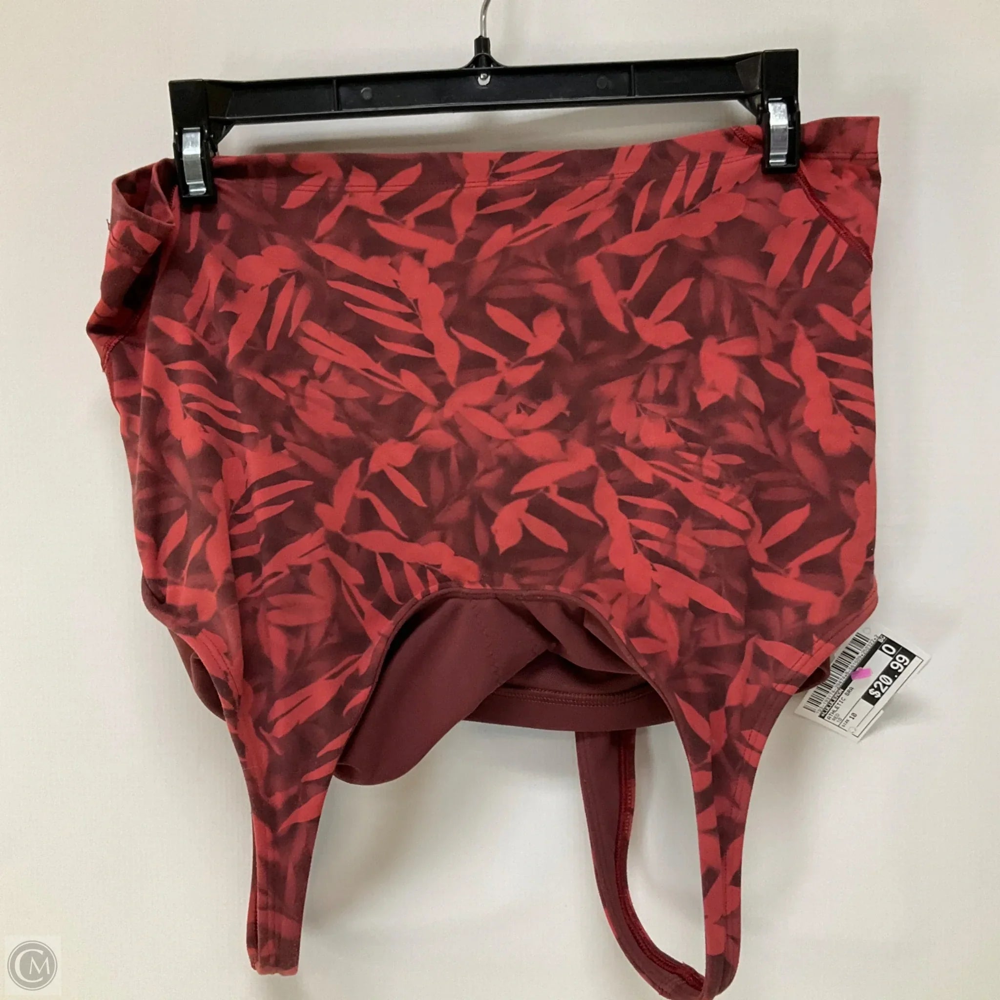 Lululemon Red Athletic Sports Bra Size 10 - High Support Workout Top for Running, Yoga & Gym