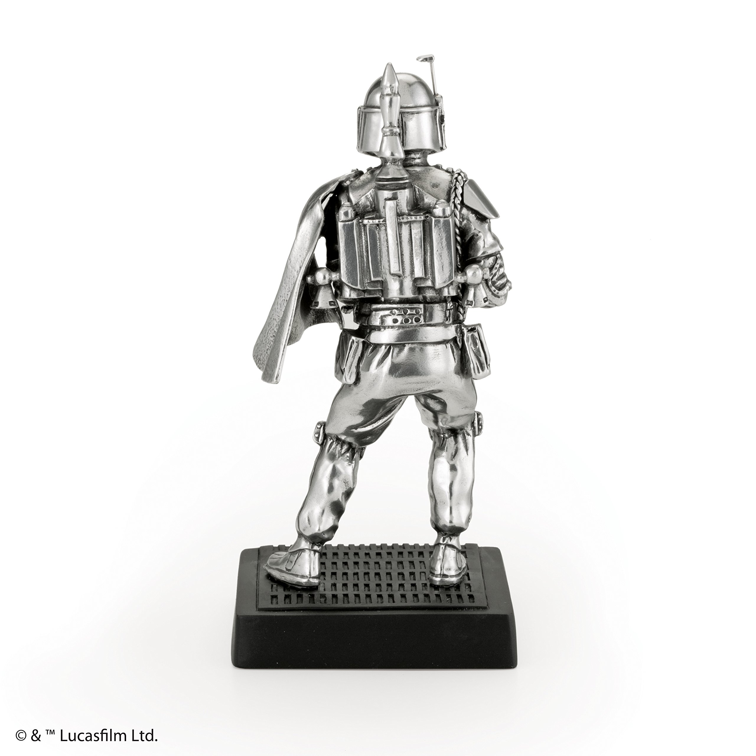 Royal Selangor Handcrafted Star Wars Boba Fett Pewter Figurine - Collectible Gift for Fans, Home Decor & Office Display