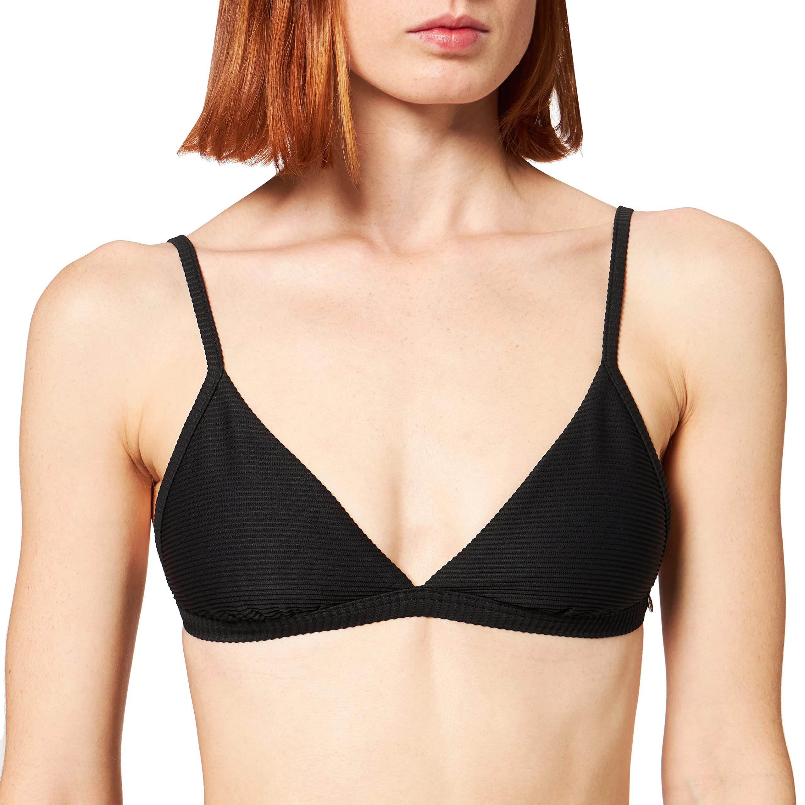 Seafolly Women's Standard Essentials Fixed Triangle Bikini Top Swimsuit - Comfortable Swimwear for Beach, Pool & Vacation | Perfect for Summer, Swimming & Water Sports