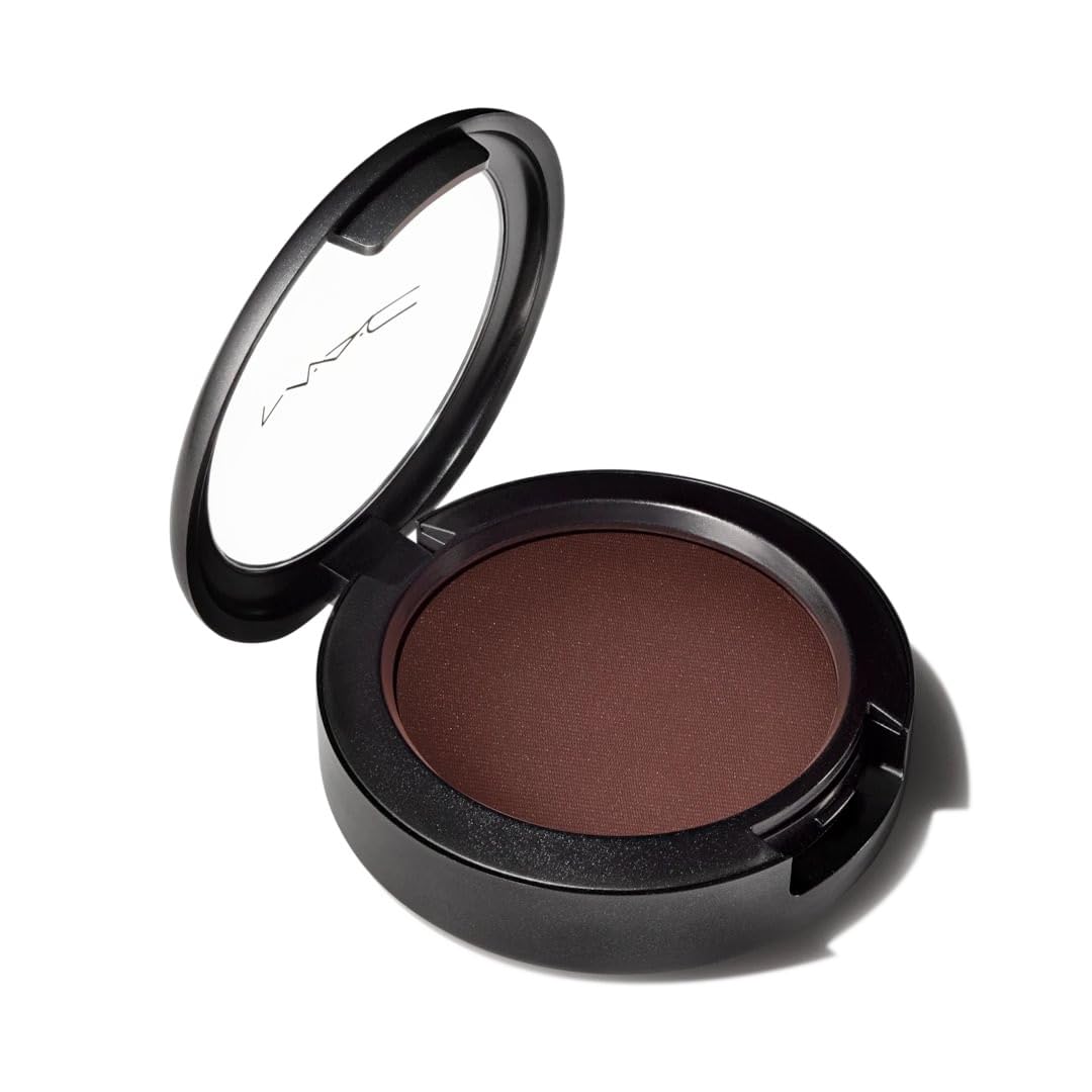 MAC Powder Blush 6g - Film Noir Matte Blush for Cheeks | Long-Lasting, Buildable Color | Vegan & Cruelty-Free | Perfect for Everyday Wear & Special Occasions