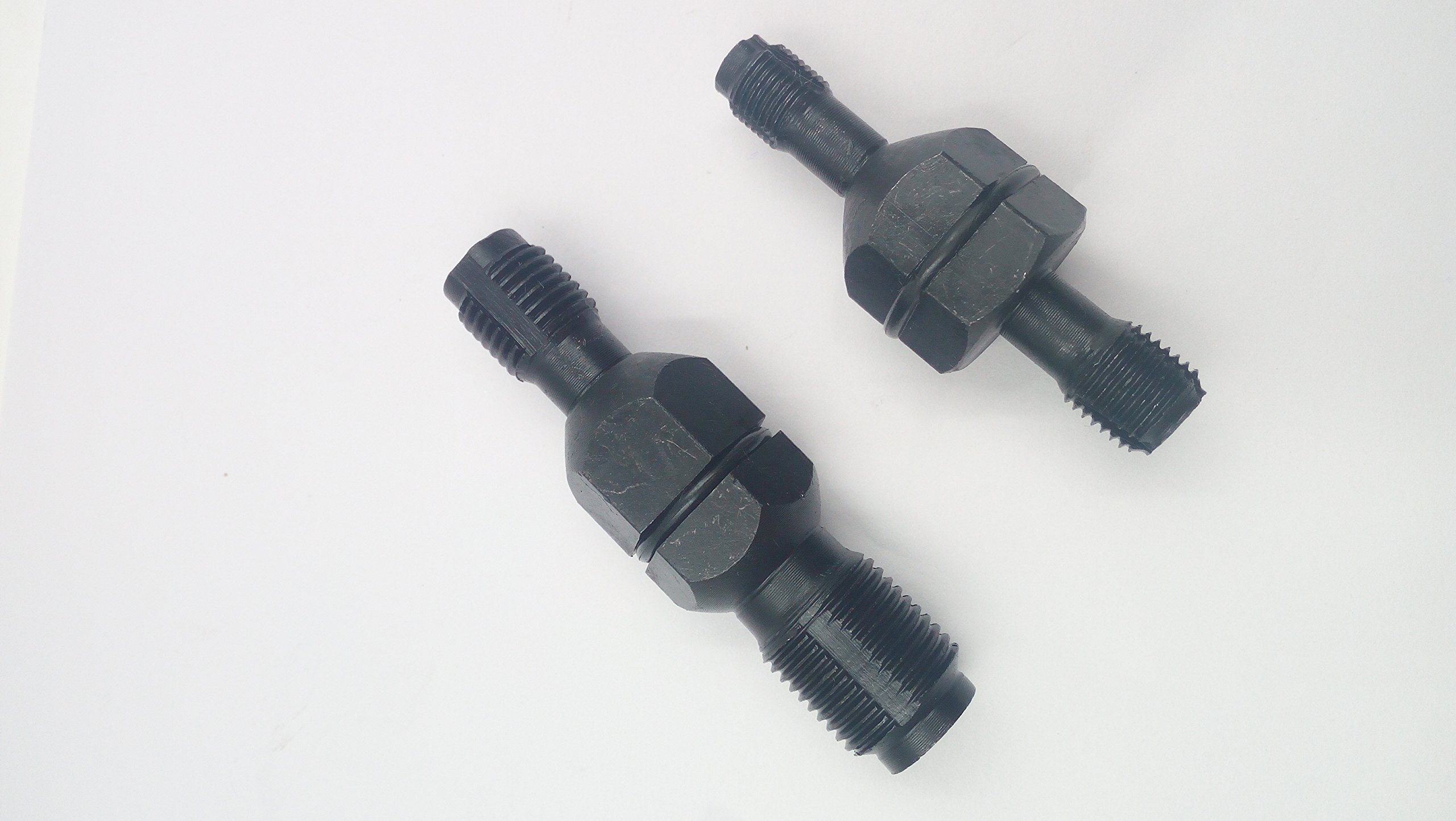 2pc Double-Ended Spark Plug Thread Chaser Tool Set - 14mm & 18mm Sizes - Perfect for Automotive Repair & Engine Maintenance