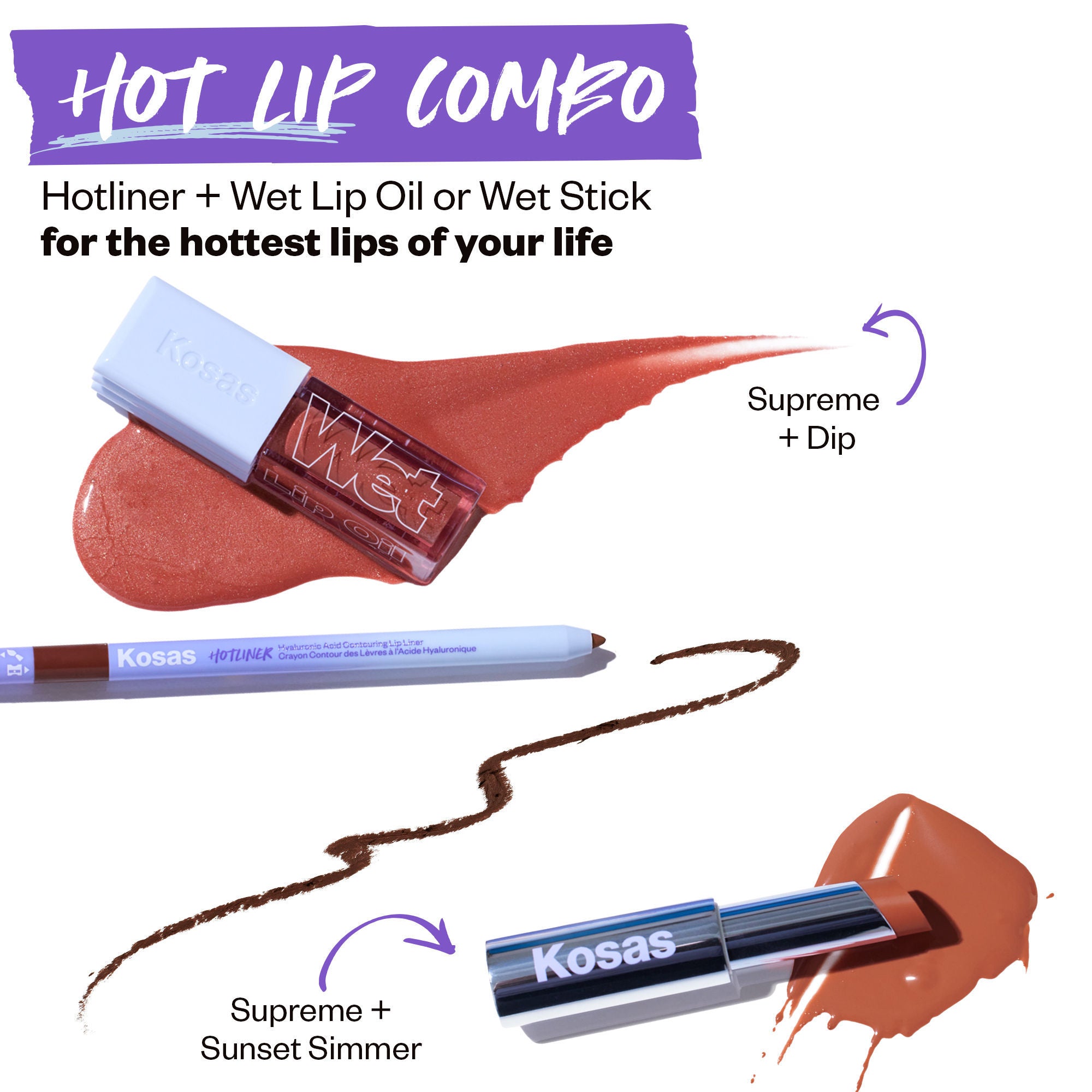 Hotliner Hyaluronic Acid Contouring Lip Liner - Long Lasting Waterproof Lip Pencil for Plump Lips | Perfect for Everyday Wear, Date Night & Special Occasions