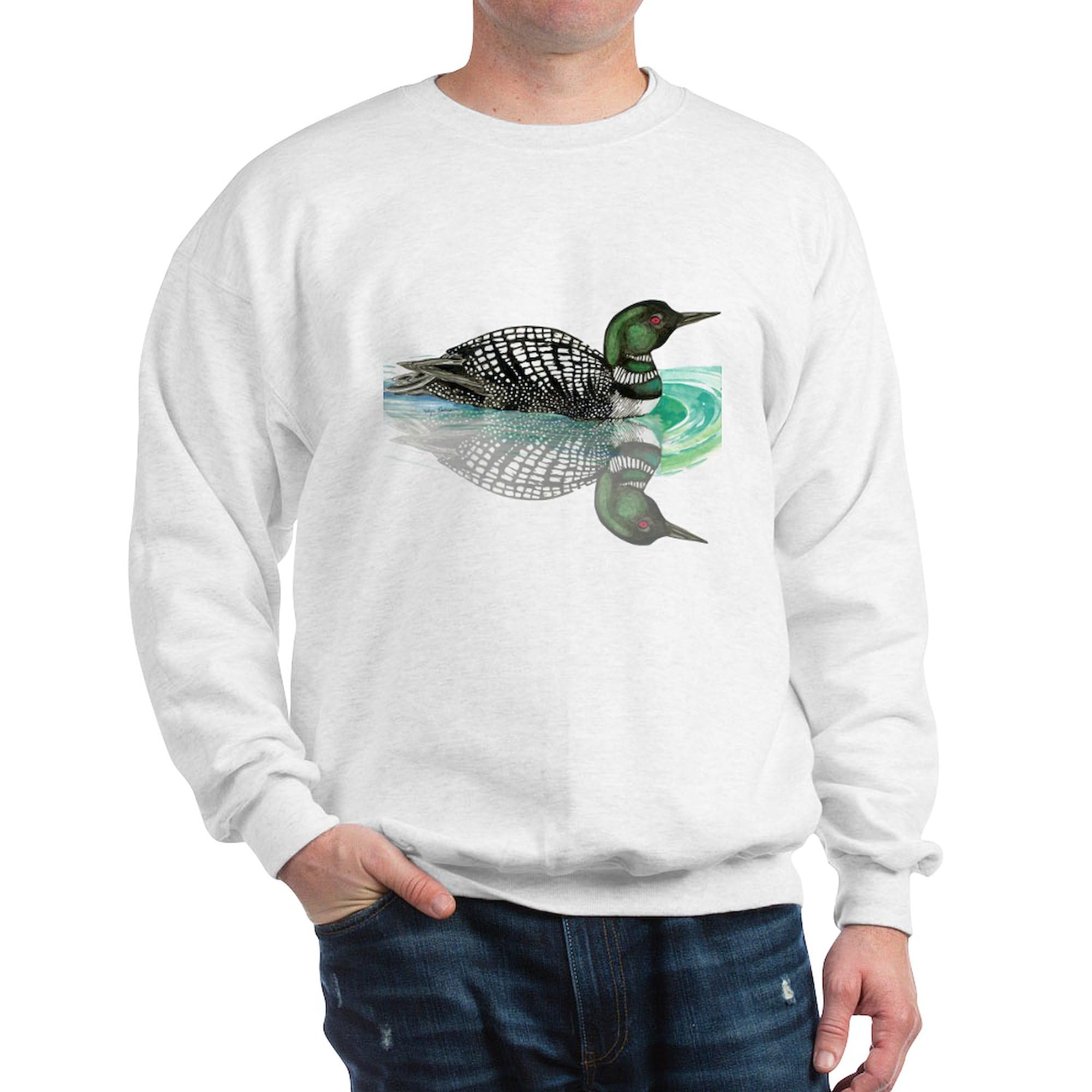Loon Sweatshirt - Classic Crew Neck Lightweight Sweater | CafePress | Perfect for Casual Wear, Outdoor Activities & Gift Giving