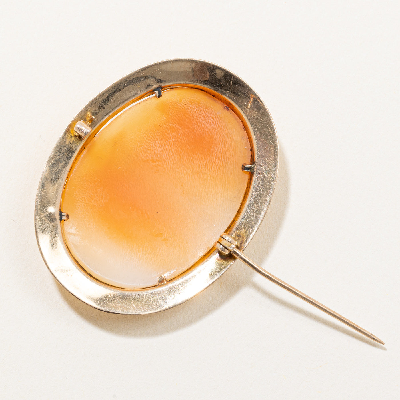 Vintage Seashell Cameo Brooch - 16.00 Carat Handcrafted Jewelry for Women | Perfect for Weddings, Anniversaries & Special Occasions