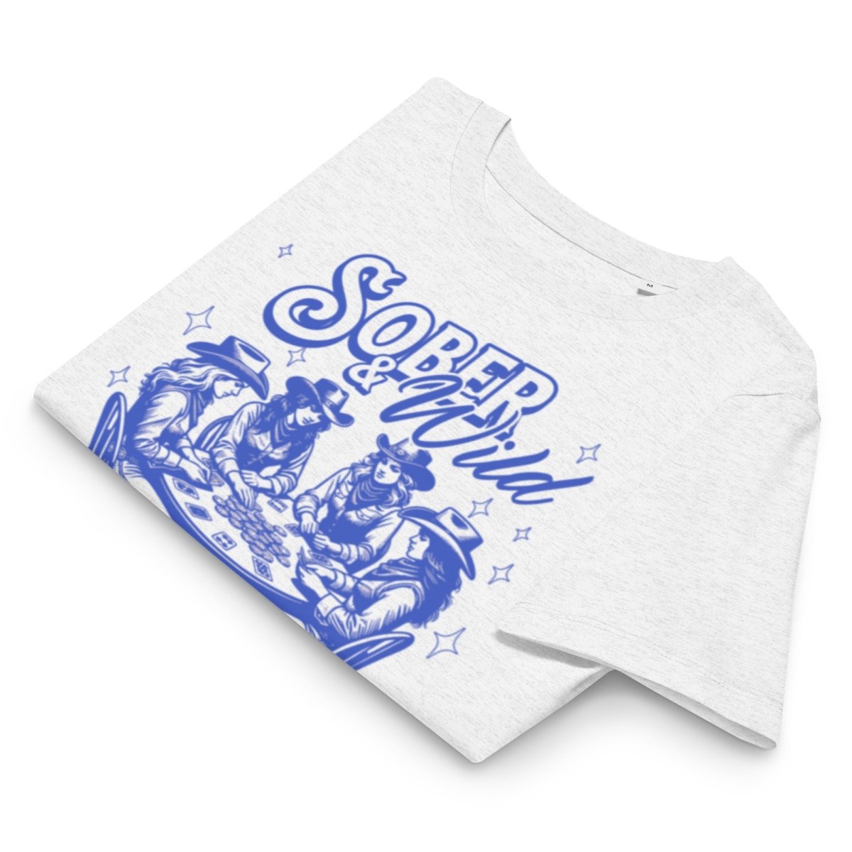 Organic Women's T-Shirt - SOBER & WILD Eco-Friendly Cotton Tee for Casual Wear, Workouts & Everyday Comfort