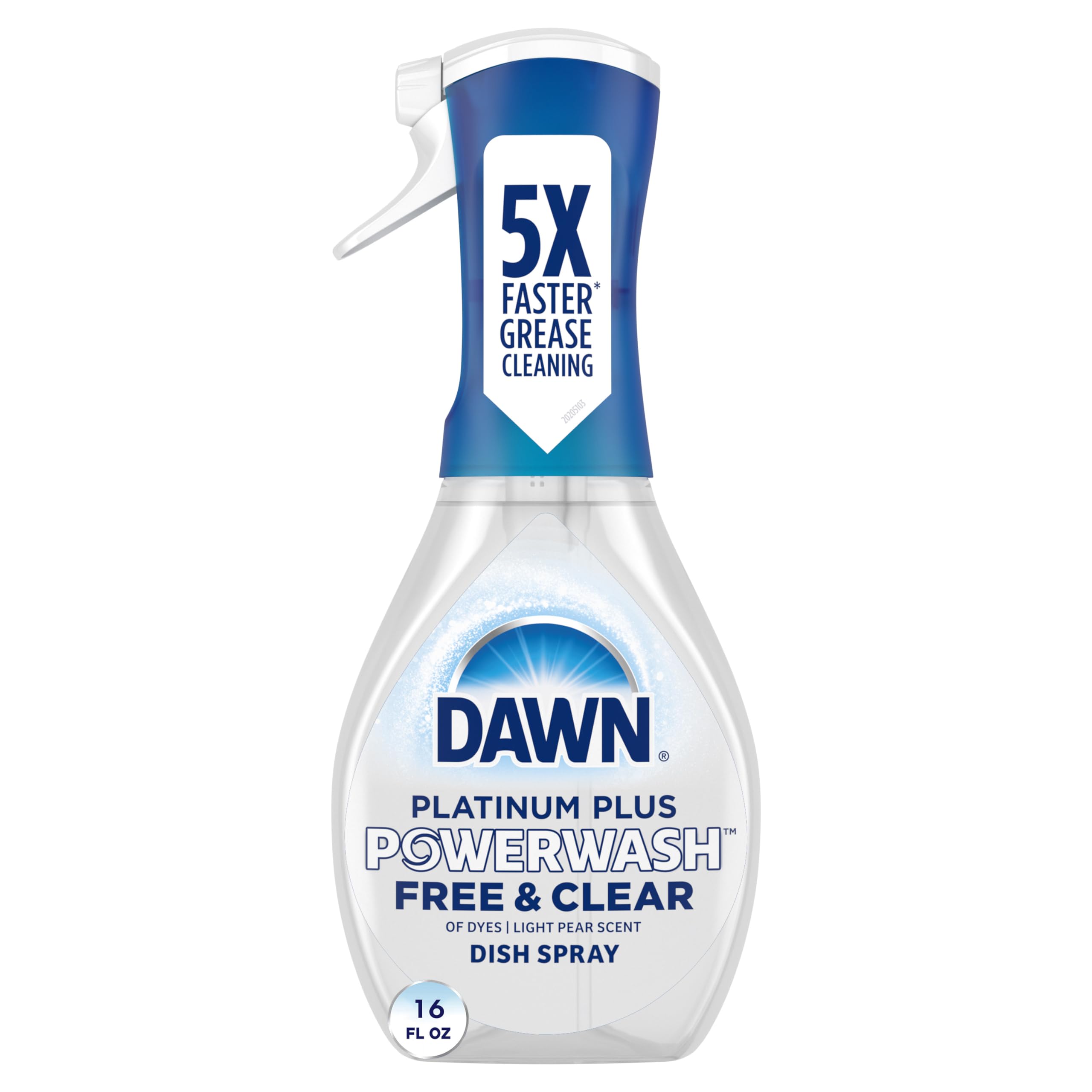 Dawn Powerwash Dish Soap Starter Kit - Free & Clear 16oz for Easy Cleaning