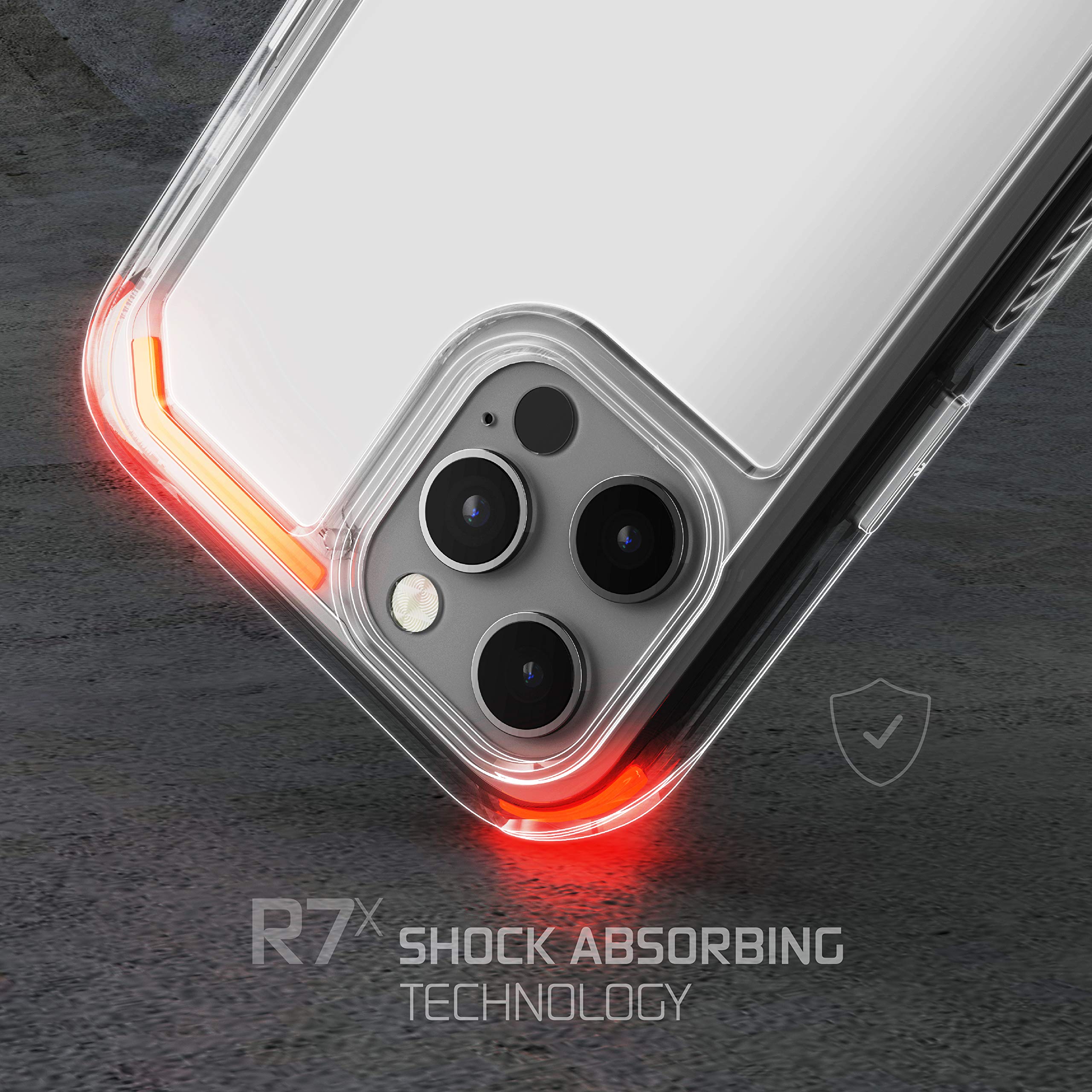 Ghostek Atomic Slim iPhone 12 Pro Max Case (6.7 Inch) - Military Grade Aluminum Alloy Protective Cover with Metal Bumper | Shockproof & Lightweight Design | Perfect for Outdoor Adventures, Work & Daily Use (Red)