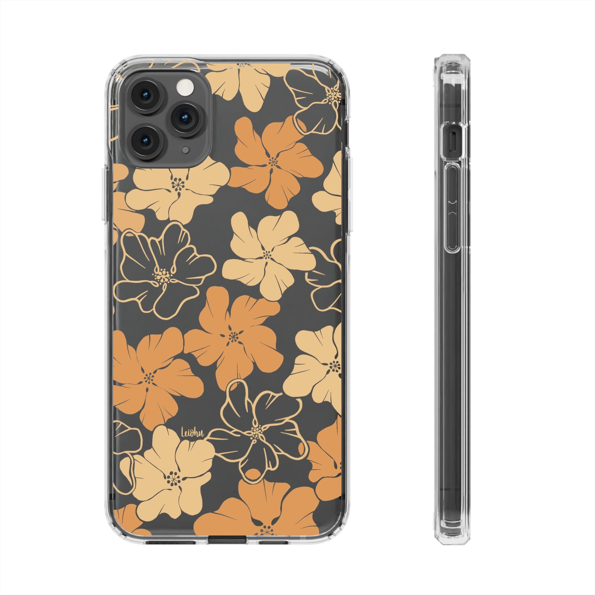 RETRO ILIMA Clear Phone Case - Slim Protective Cover for iPhone & Samsung - Perfect for Everyday Use & Travel