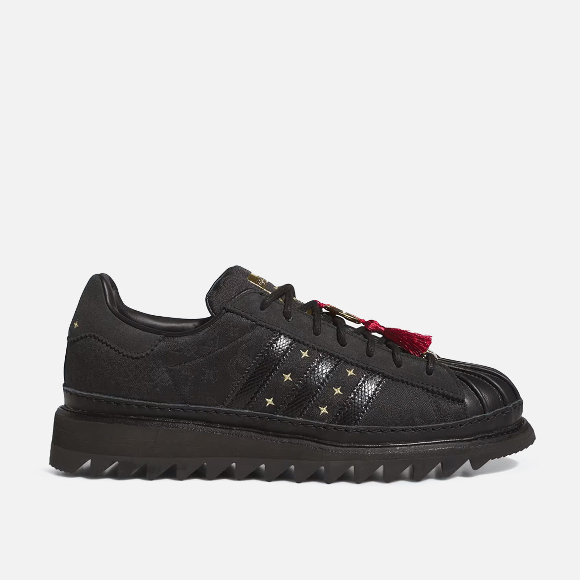CLOT X ADIDAS SUPERSTAR Lunar New Year Limited Edition Sneakers - Men's Streetwear Fashion Shoes for Casual Wear & Sneaker Collection