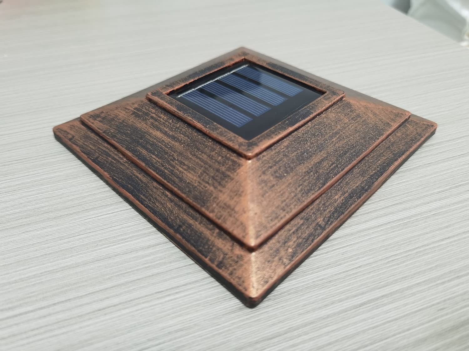 Bronze Post Cap Lights Accessories - Durable Outdoor Lighting Fixtures for Deck, Fence, and Garden Decor