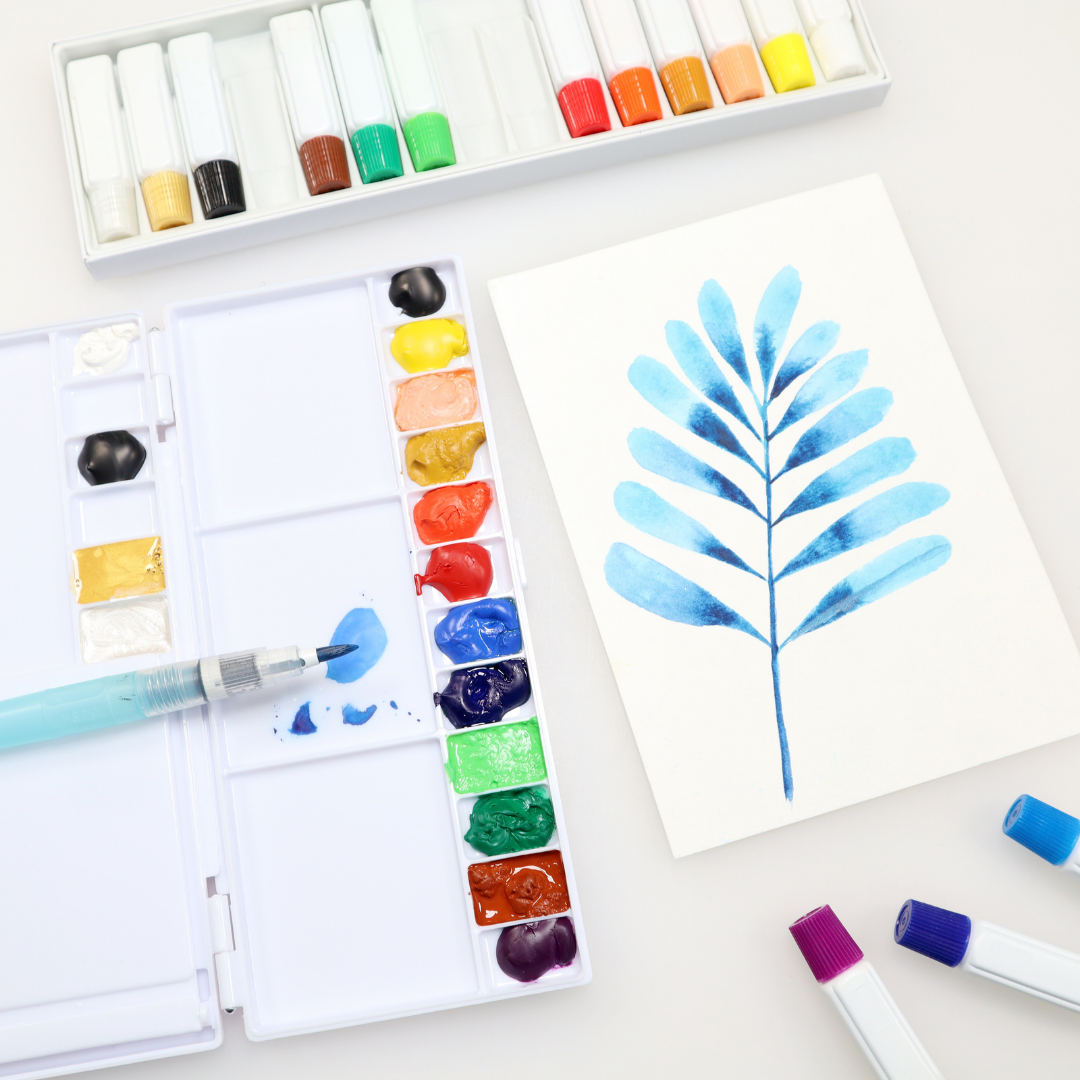 Niji Premium Watercolor Paint Set - 15 Vibrant Colors (NNC15) for Artists, Students & Professionals - Perfect for Sketching, Painting & Mixed Media Art
