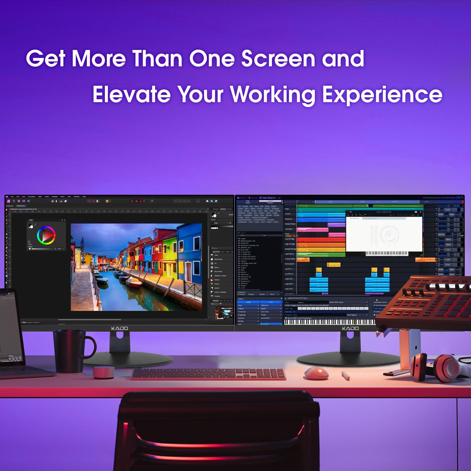 Dual Monitor Setup - 2-Pack 24