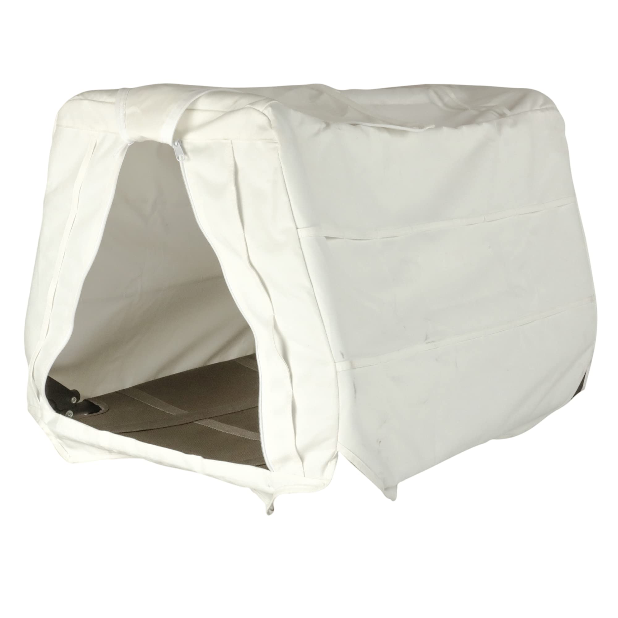 Momarsh Invisi Lab Dog Blind Snow Cover - Camouflage Hunting Blind for Waterfowl & Upland Game - Perfect for Winter Hunting & Field Training
