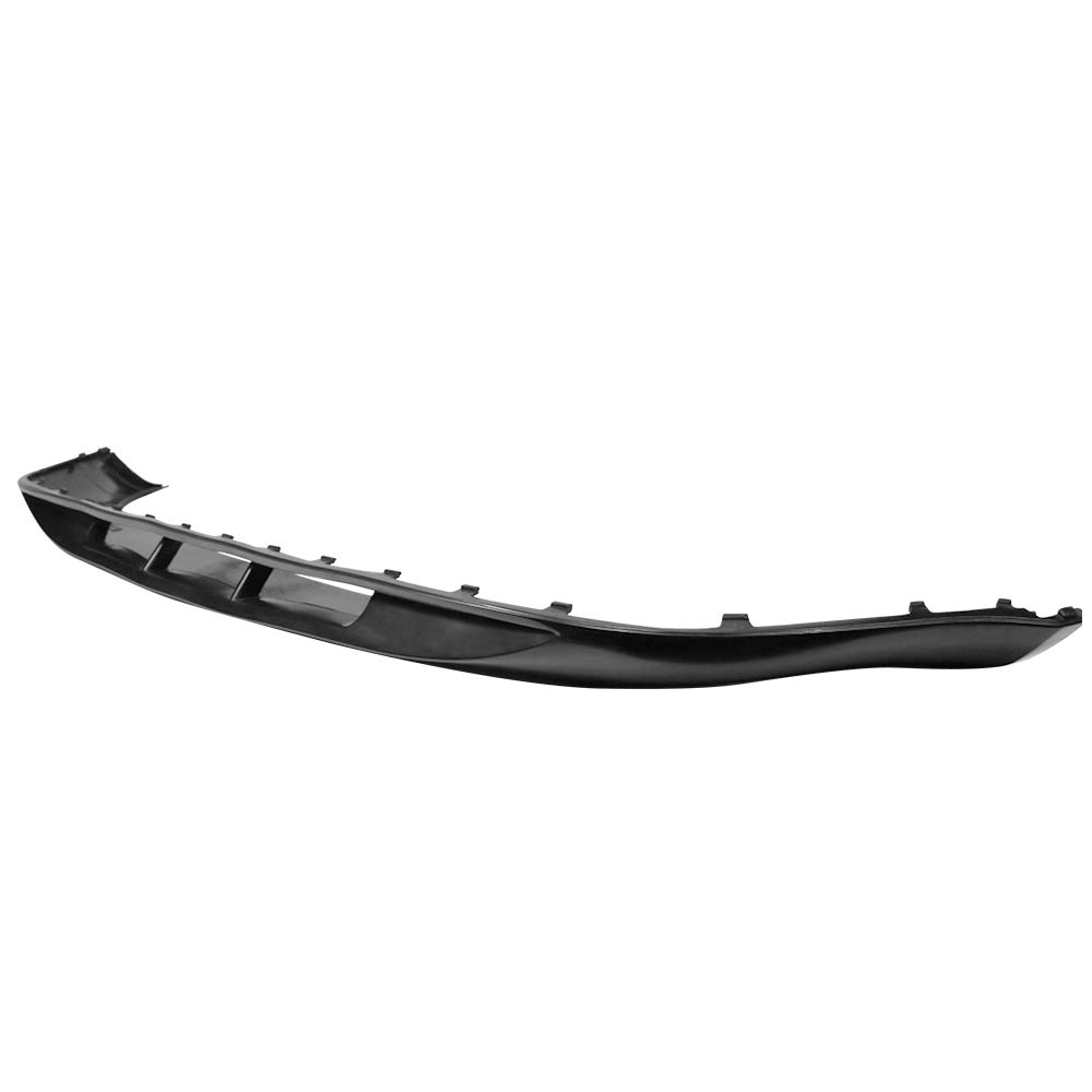 IKON MOTORSPORTS 20AE Style Front Bumper Lip Spoiler - Black PU Splitter Chin Diffuser for 1999-2005 Volkswagen Jetta (MK4) | Enhances Aerodynamics & Aggressive Styling for Street Racing & Car Shows