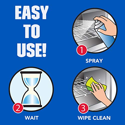 Easy-Off Professional Oven & Grill Cleaner 24 oz (Pack of 4) - Heavy Duty Degreaser for Stoves, Racks & BBQ Grills - Perfect for Deep Cleaning Kitchen Appliances & Outdoor Cooking Equipment