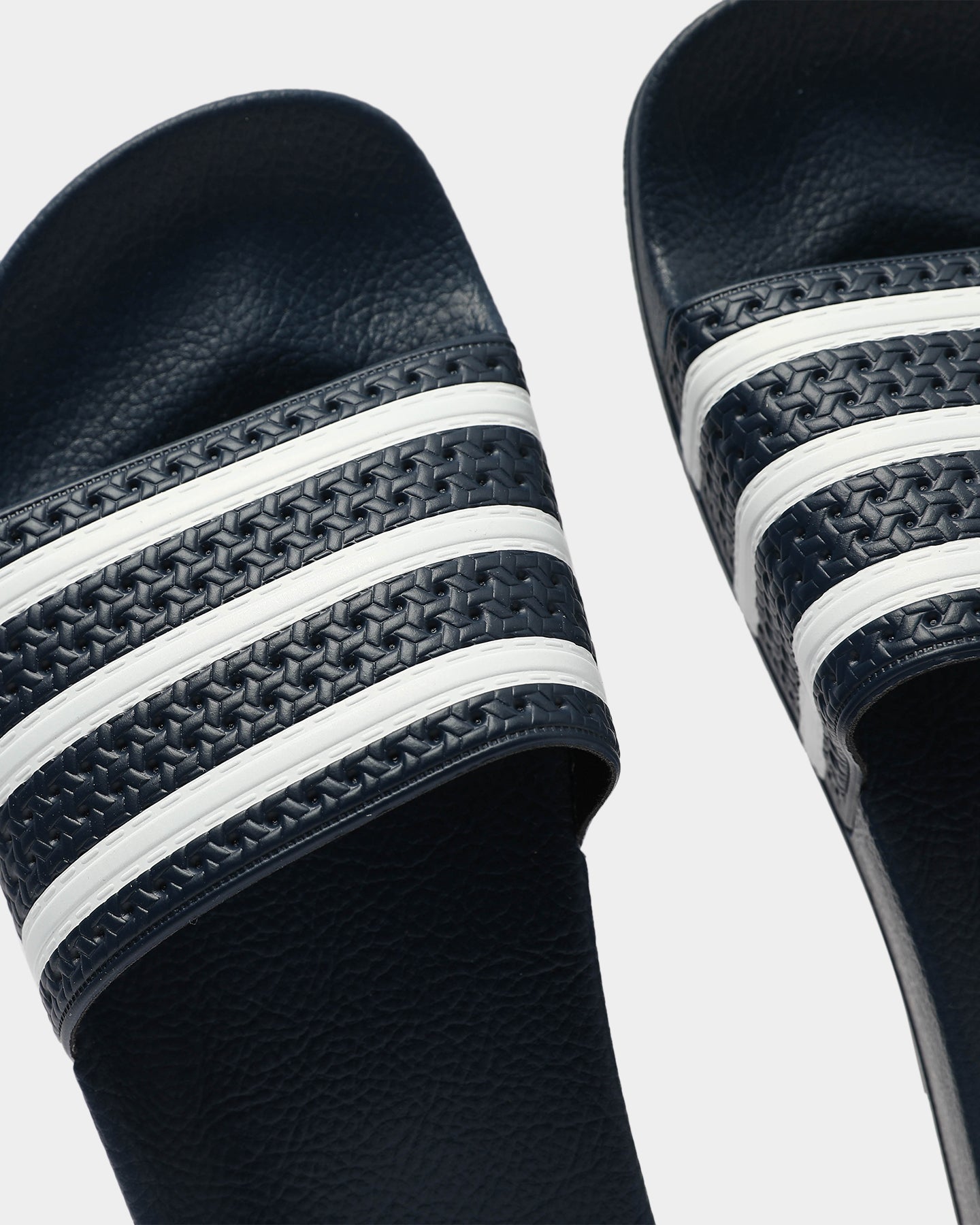 Adidas Originals Adilette Slide Sandals for Men & Women - Navy/White - Comfortable Pool Slides for Beach, Shower & Casual Wear